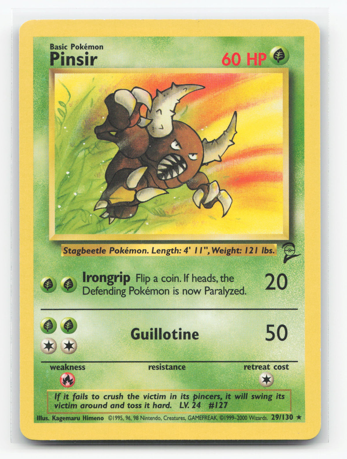 Pinsir 29/130 - Base Set 2