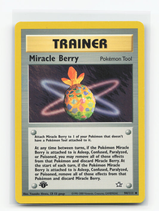 Miracle Berry 94/111 1st Edition - Neo Genesis