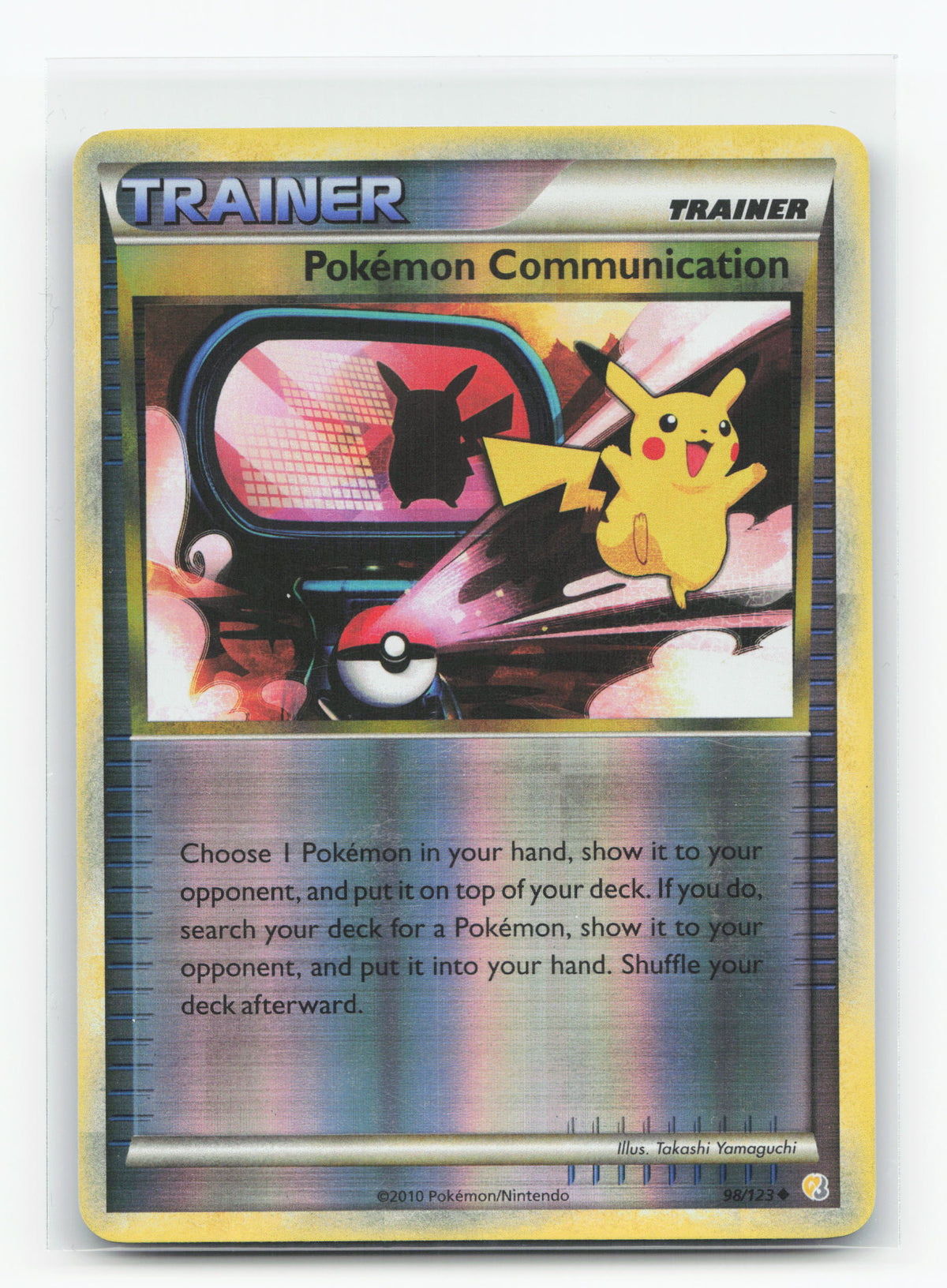 Pokémon Communication 98/123 - HeartGold & SoulSilver