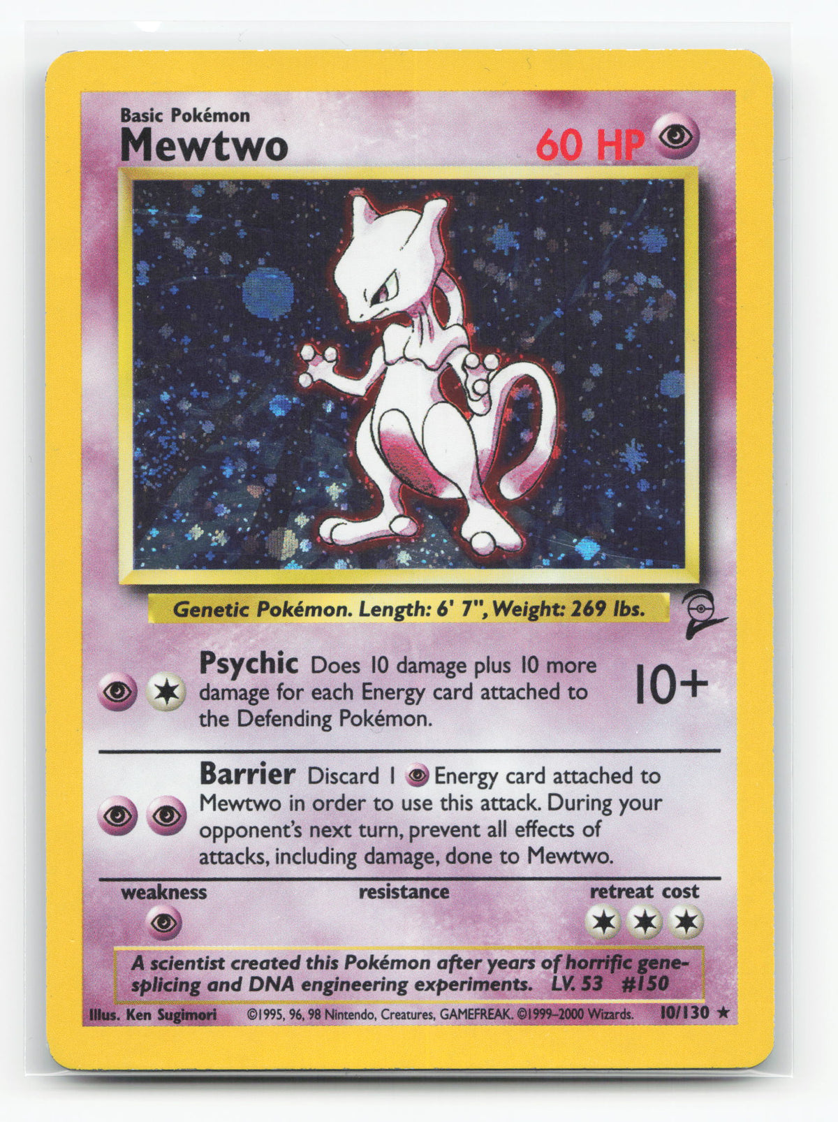 Mewtwo 10/130 - Base Set 2