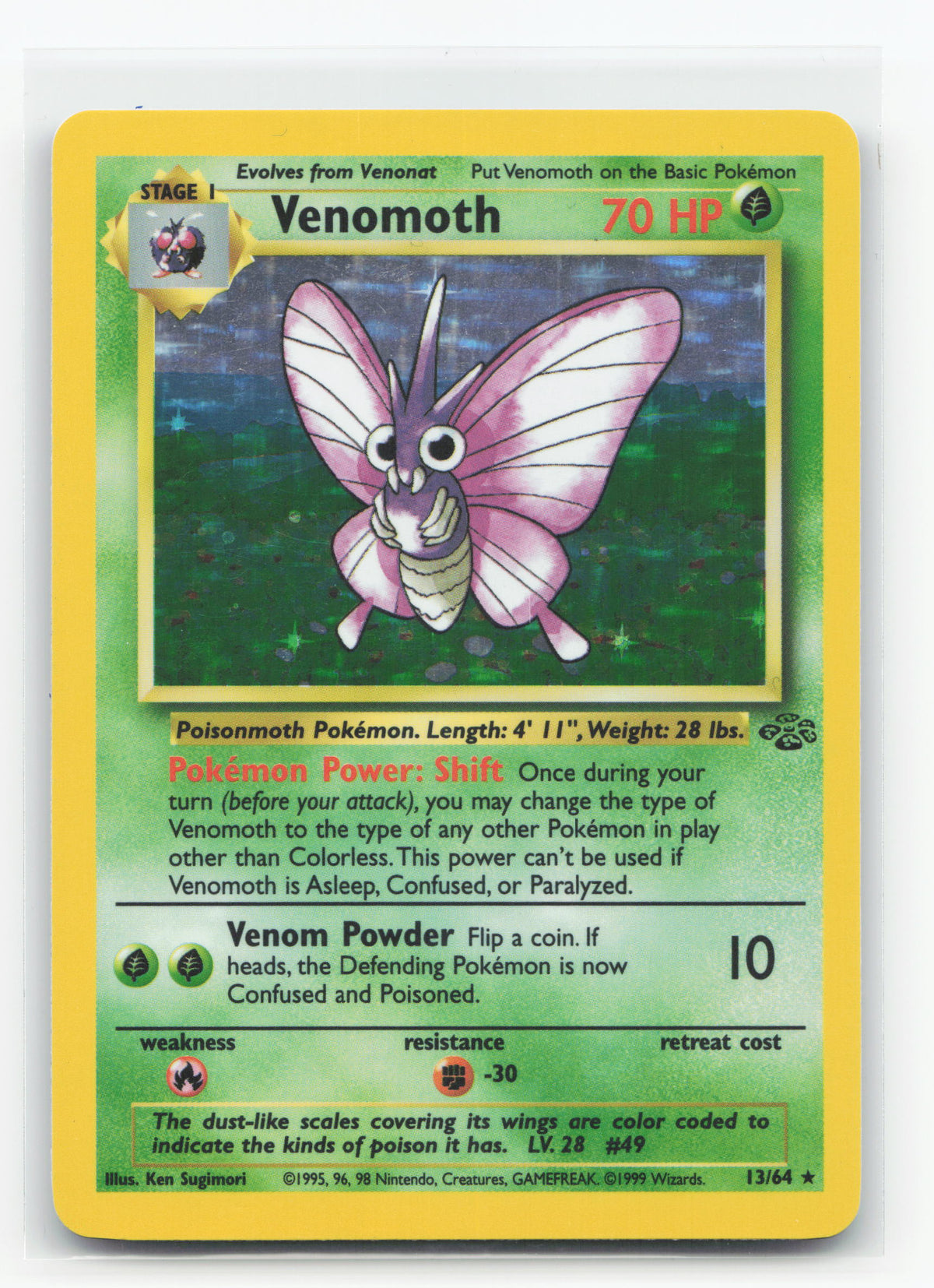 Venomoth 13/64 - Jungle
