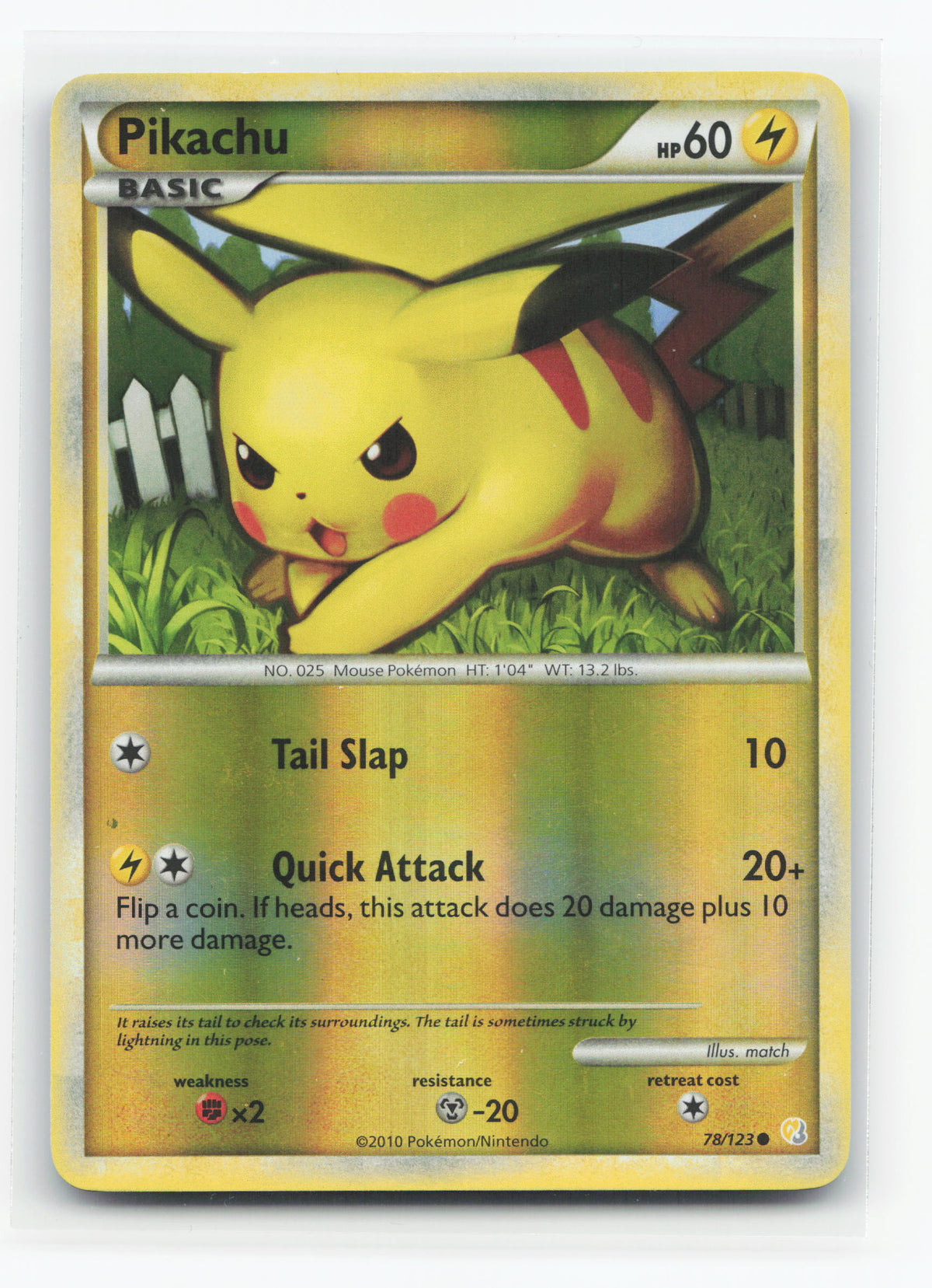 Pikachu 78/123 - HeartGold & SoulSilver