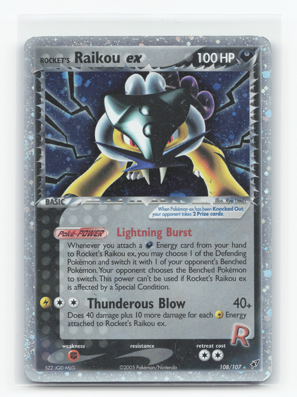 Rocket's Raikou ex 108/107 - Deoxys