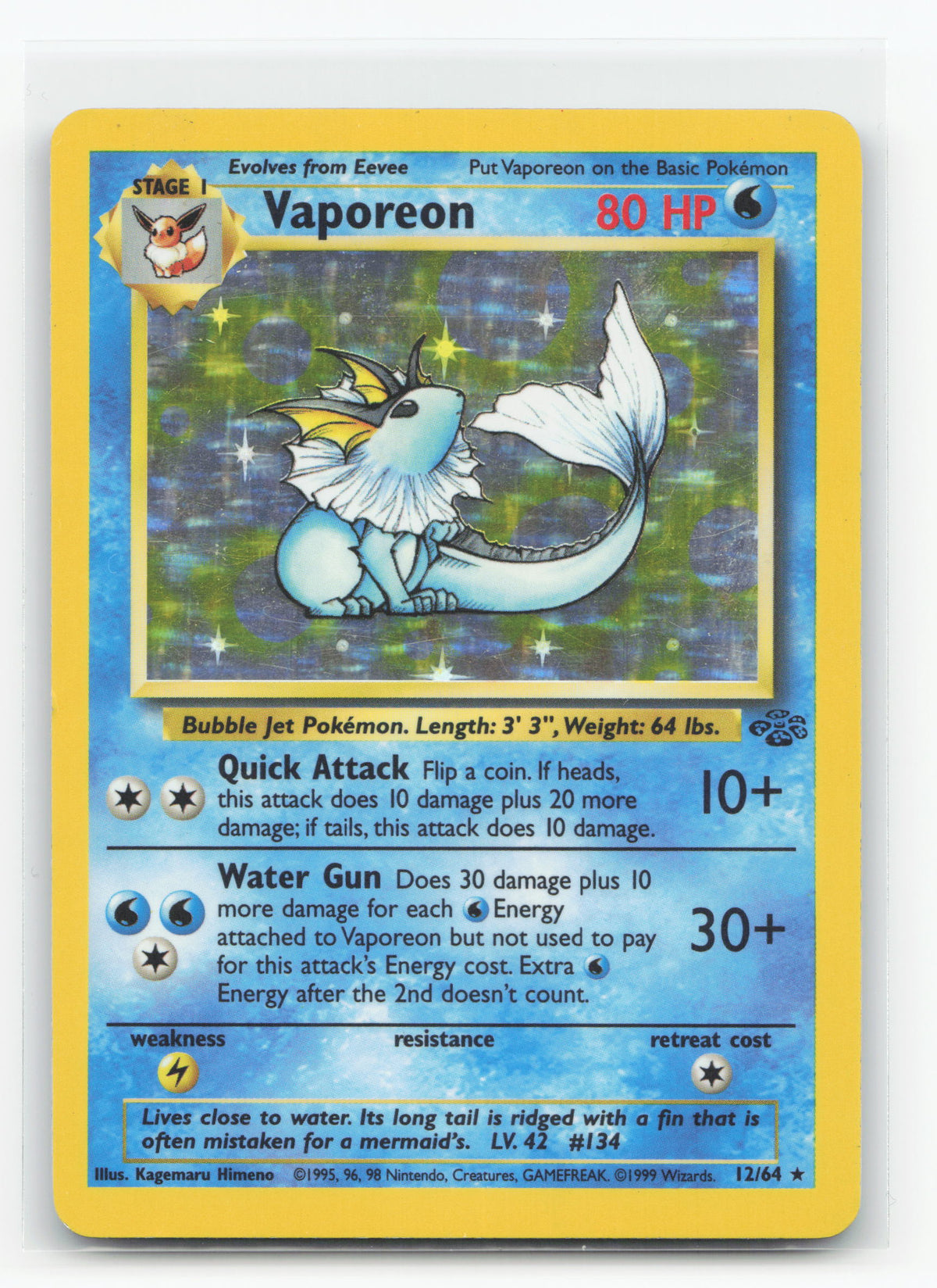 Vaporeon 12/64 - Jungle