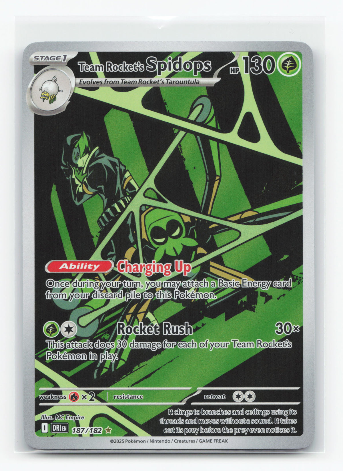 Team Rocket's Spidops 187/182 - Destined Rivals