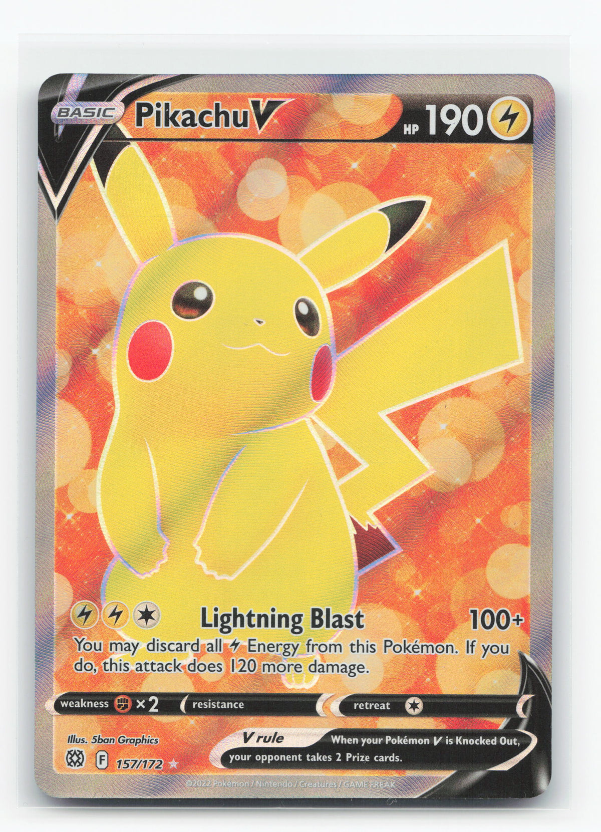 Pikachu V 157/172 - Brilliant Stars