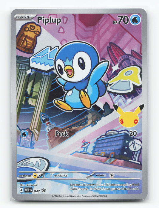 Piplup 042 - Mega Evolution Black Star Promos
