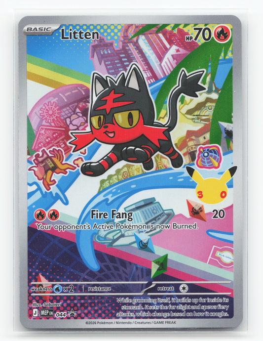 Litten 044 - Mega Evolution Black Star Promos