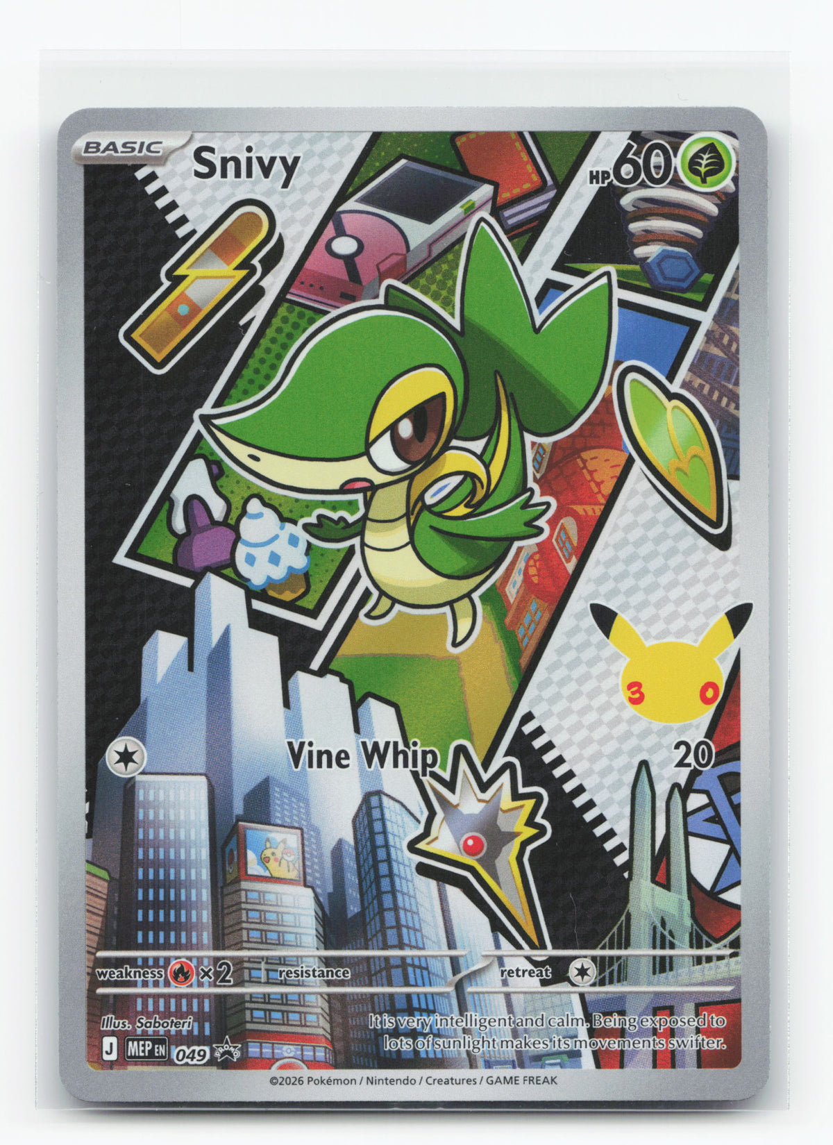 Snivy 049 - Mega Evolution Black Star Promos