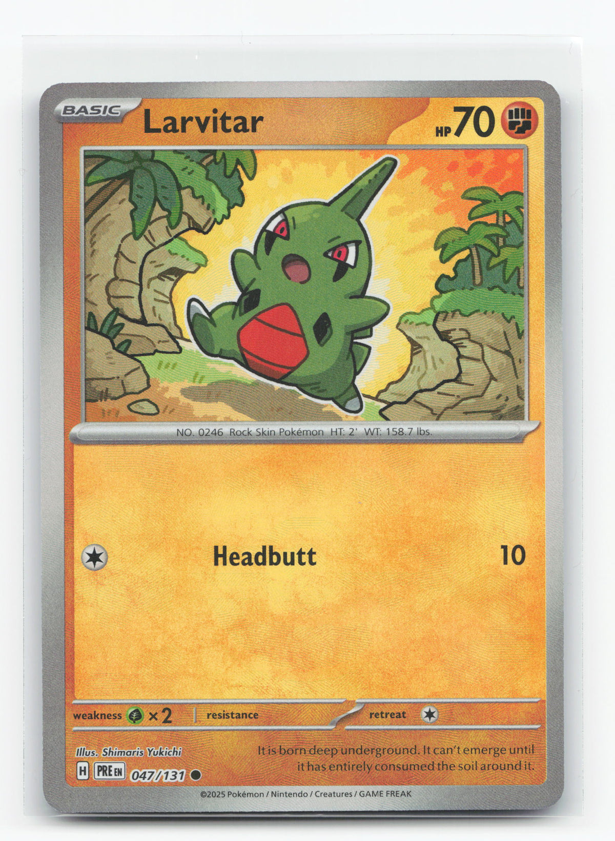 Larvitar (Master Ball) 047/131 - Prismatic Evolutions