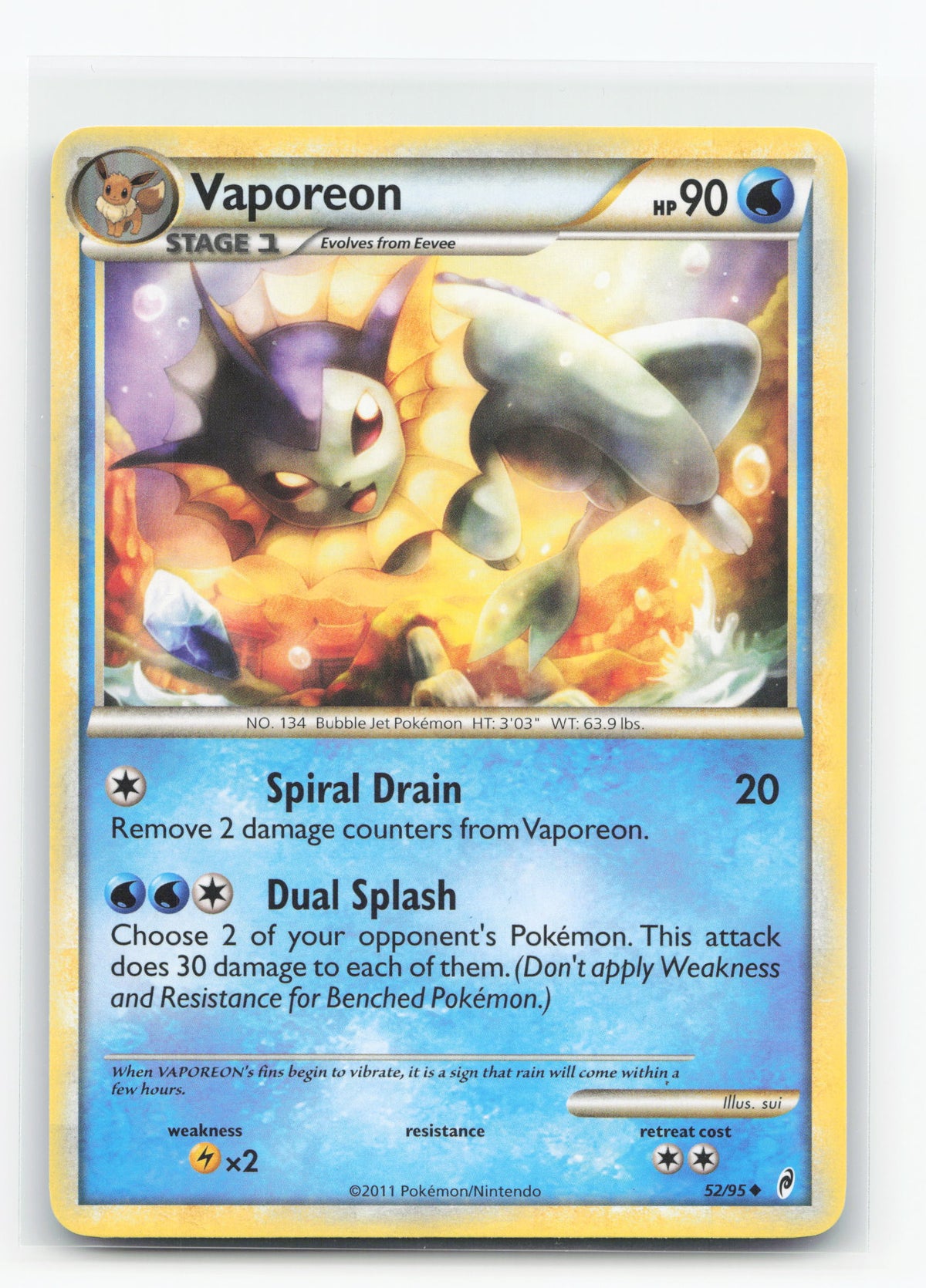 Vaporeon 52/95 - Call of Legends