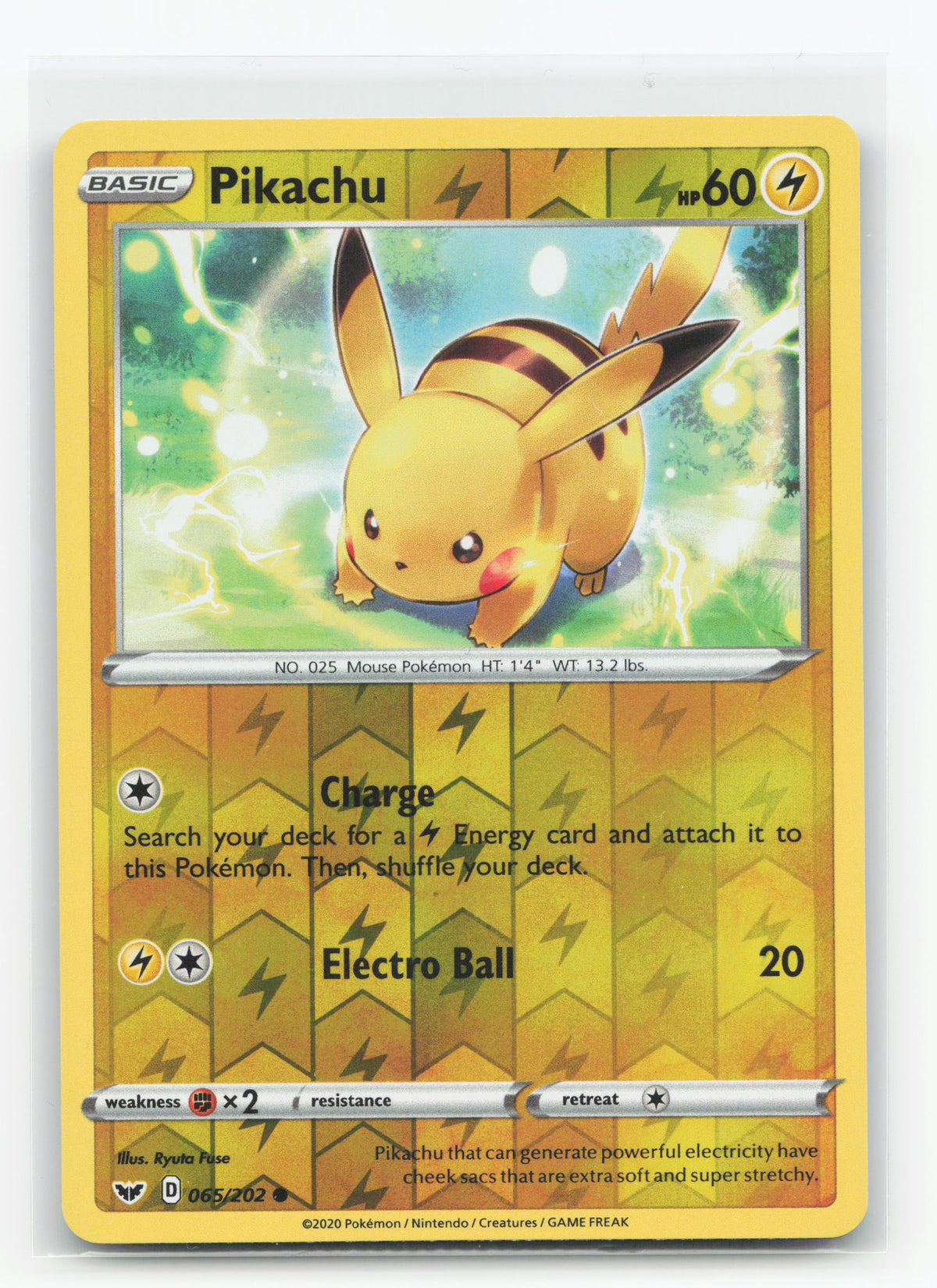 Pikachu 065/202 - Sword & Shield