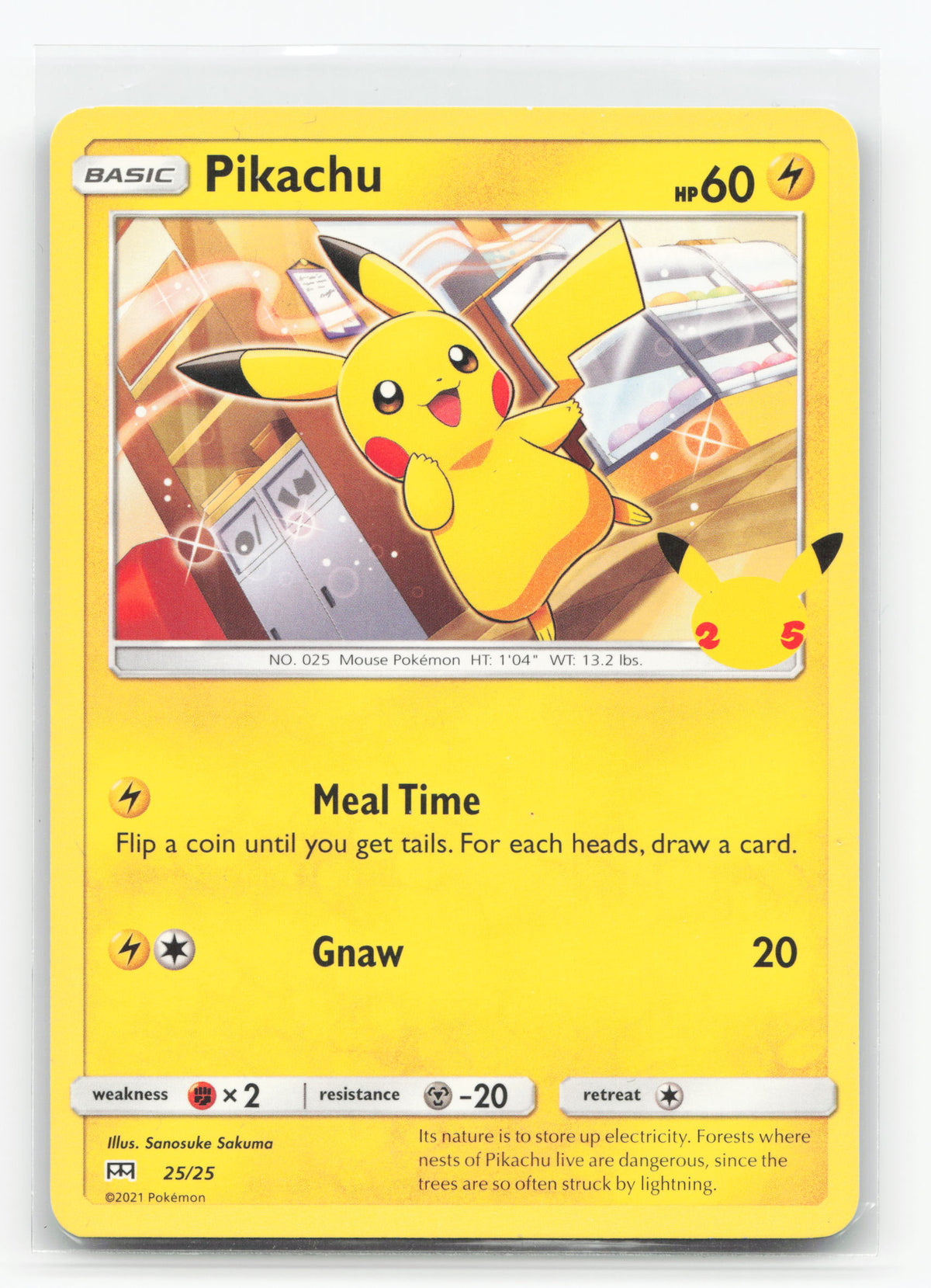 Pikachu 25/25 - McDonald's Collection 2021