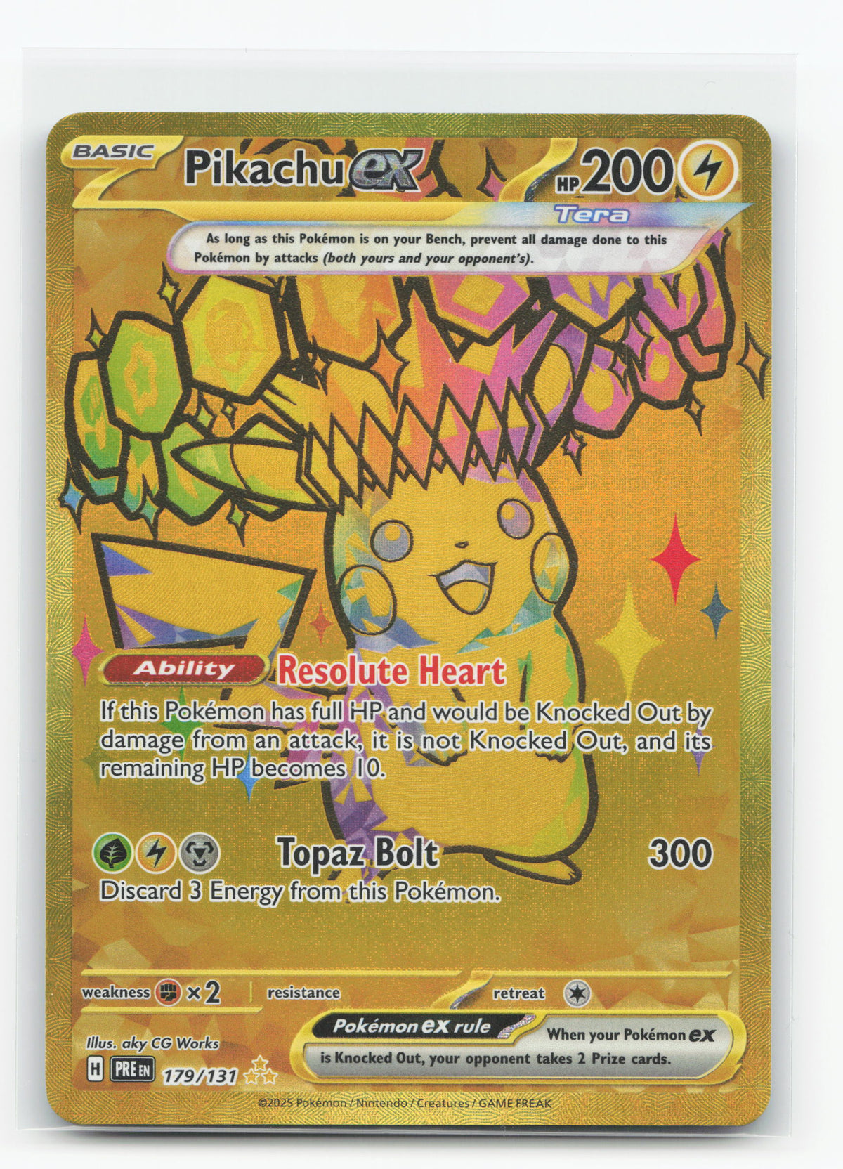 Pikachu ex 179/131 - Prismatic Evolutions