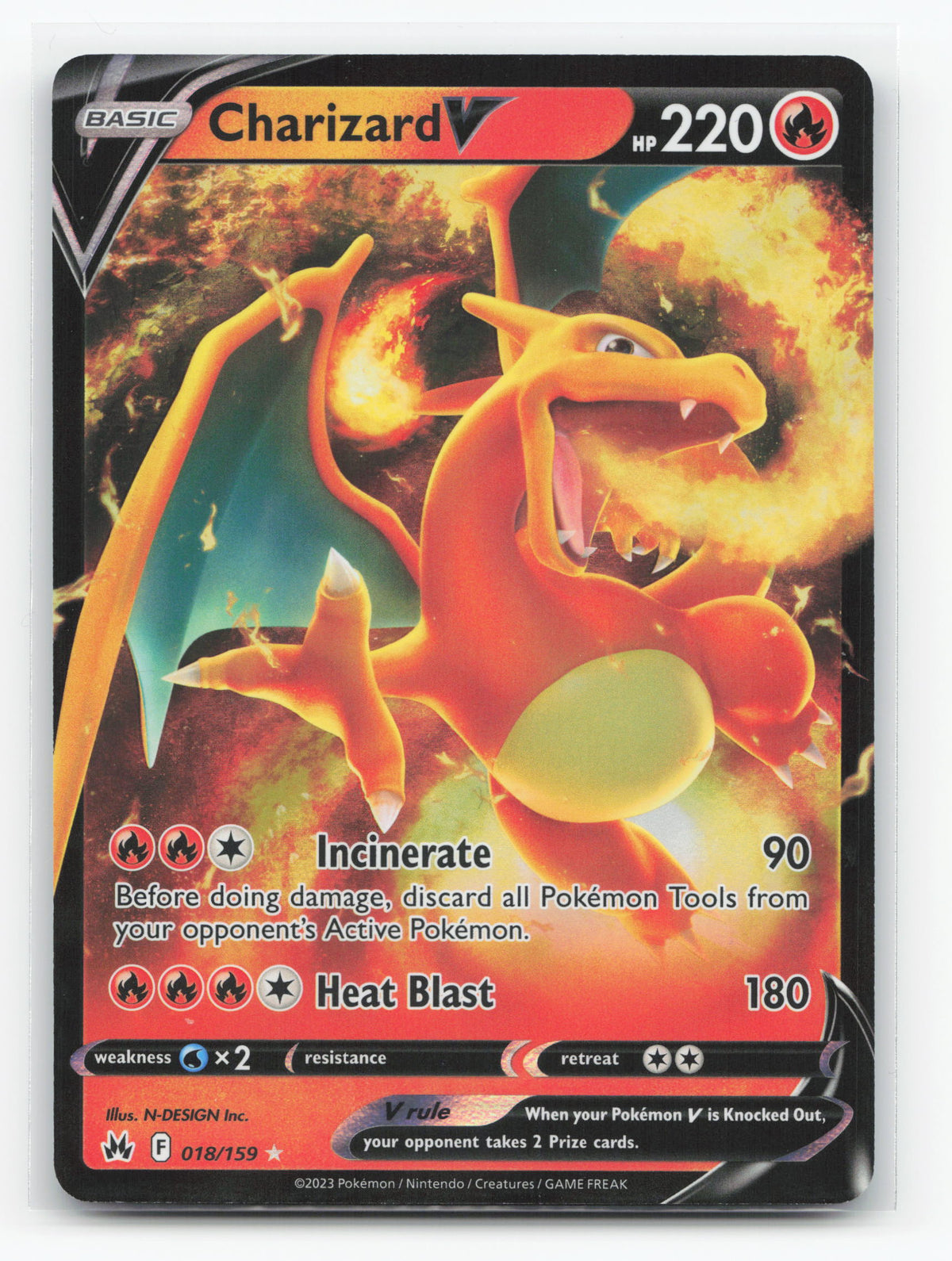 Charizard V 017/172 - Brilliant Stars