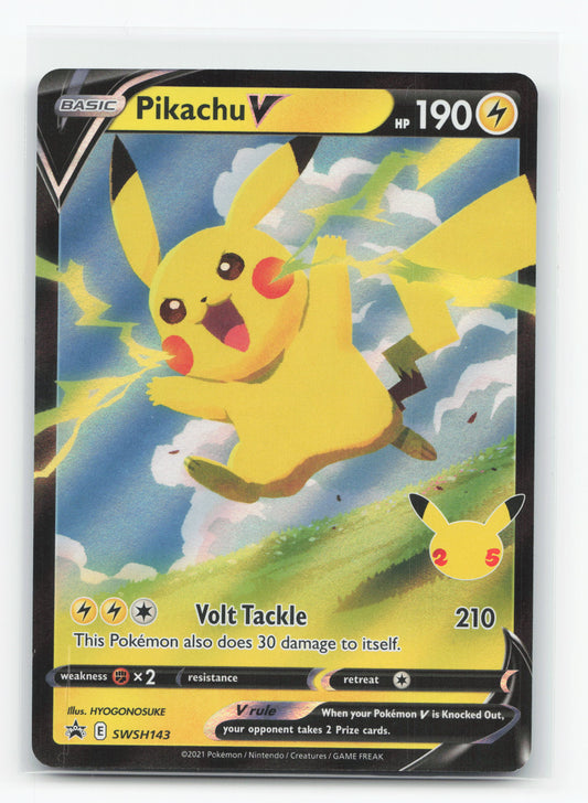 Pikachu V SWSH143 - SWSH Black Star Promos