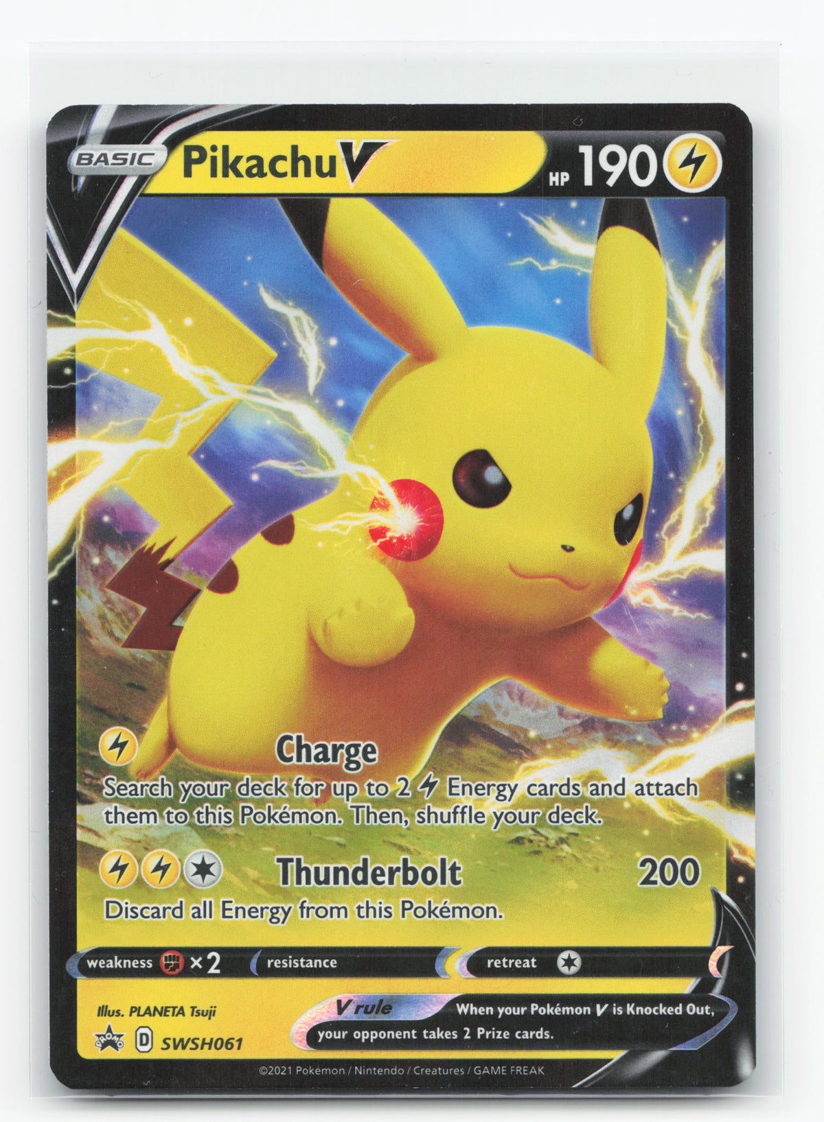 Pikachu V SWSH061 - SWSH Black Star Promos