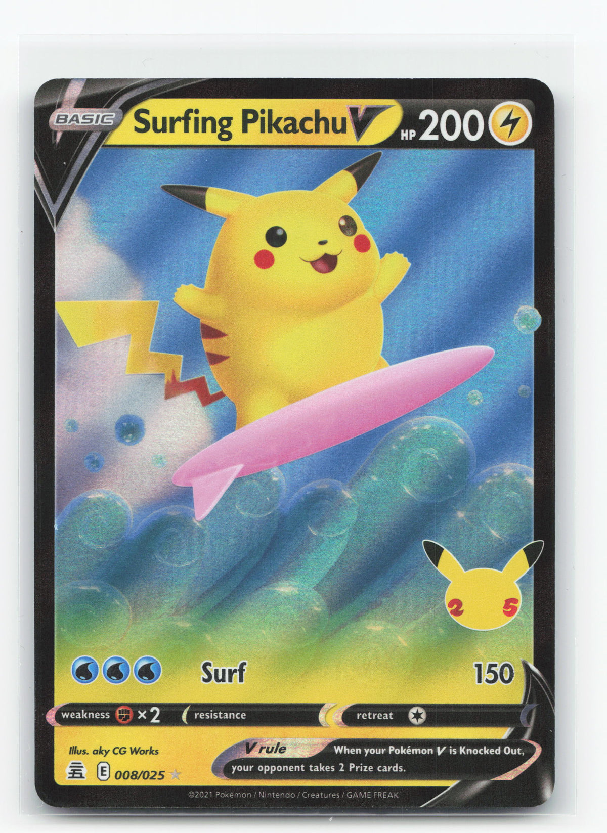 Surfing Pikachu V 8 - Celebrations