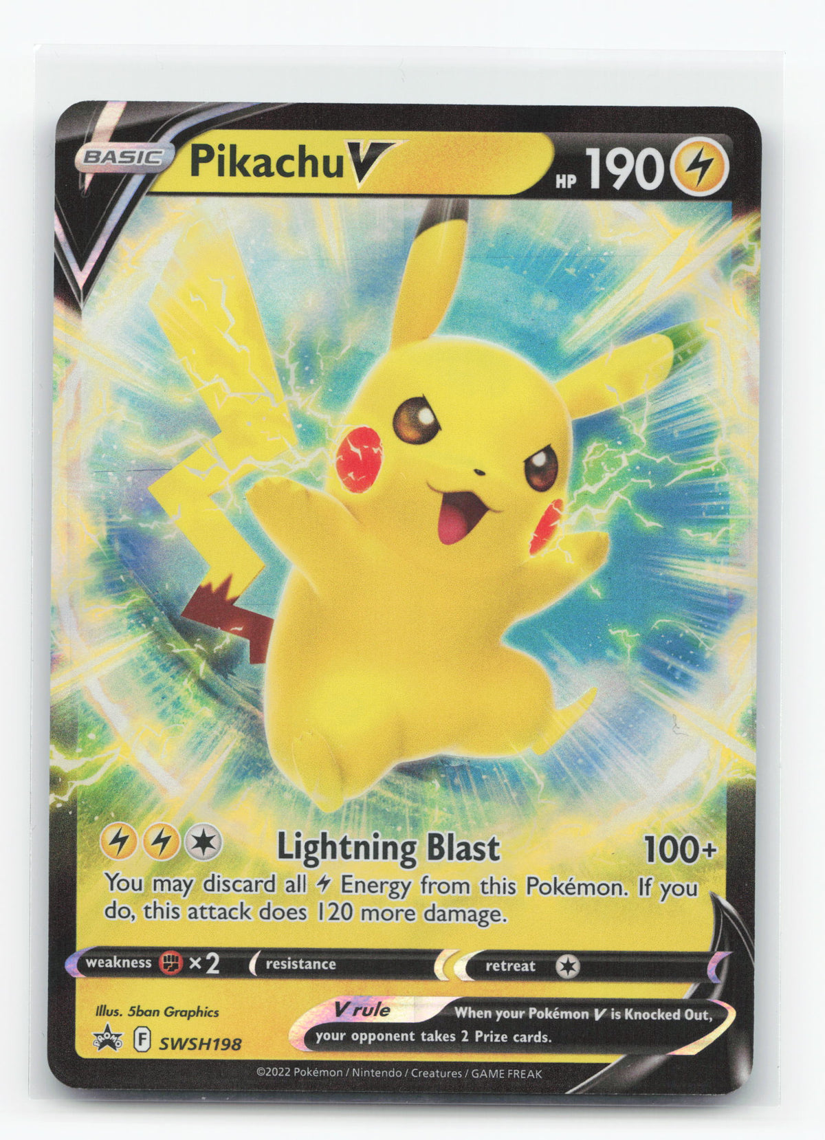 Pikachu V SWSH198 - SWSH Black Star Promos