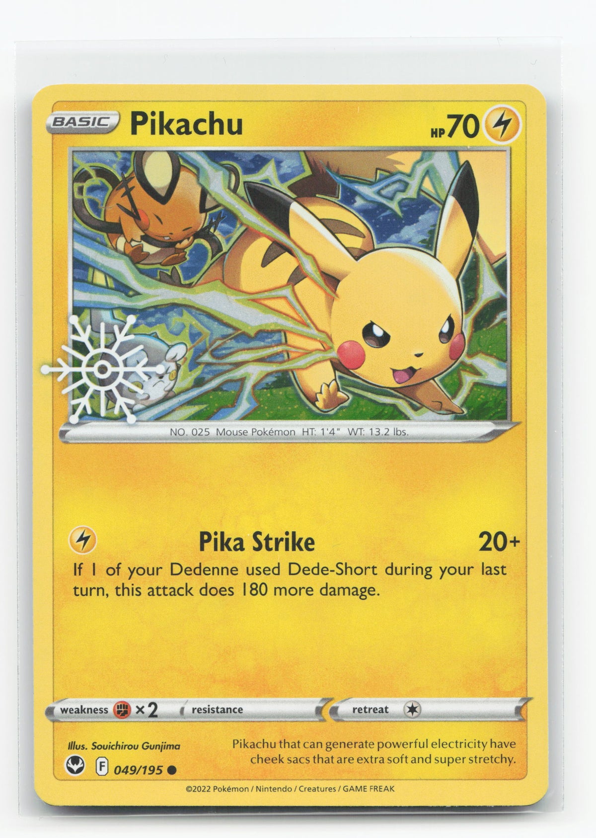 Pikachu 049/195 - Silver Tempest