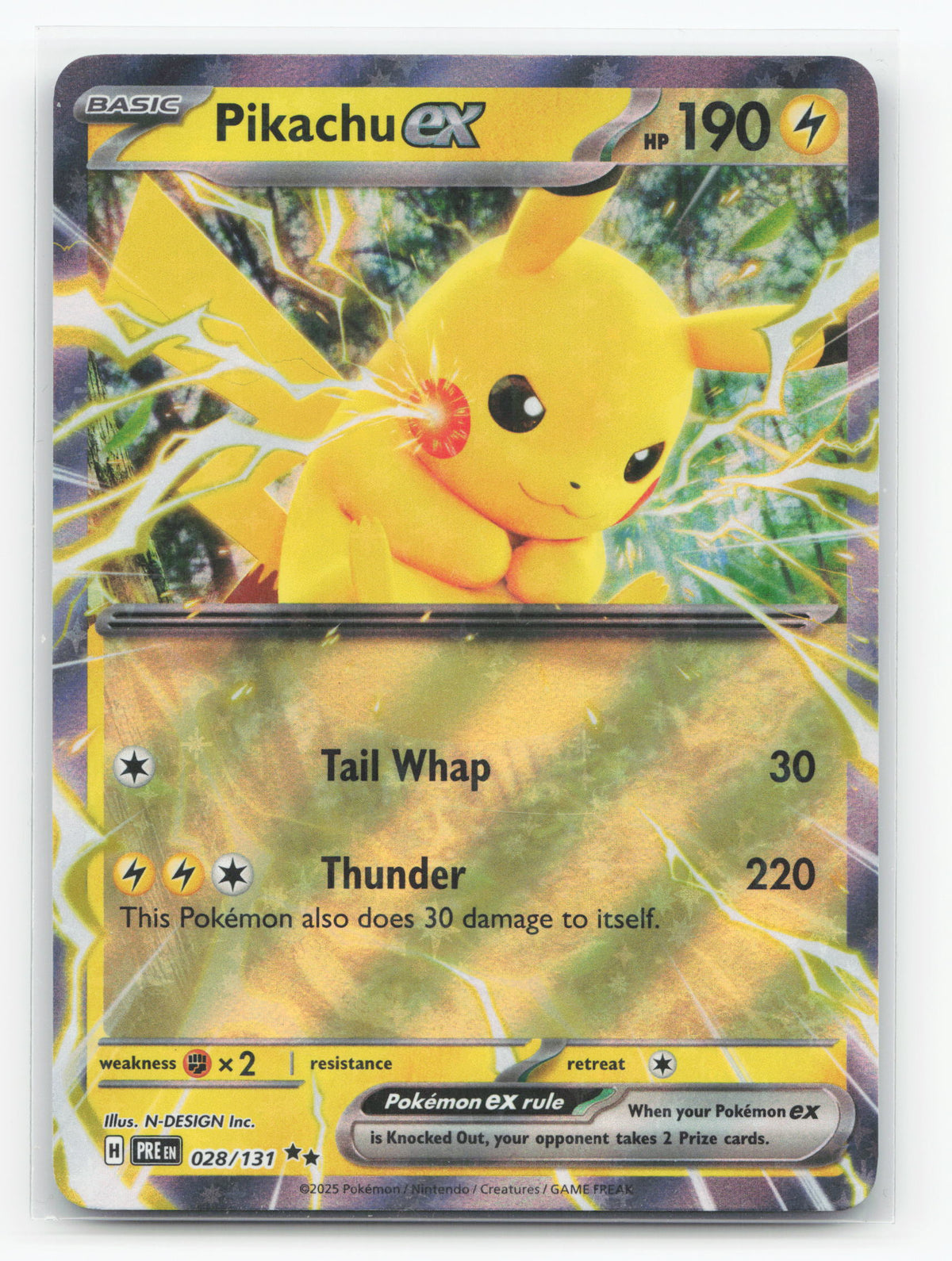 Pikachu ex 028/131 - Prismatic Evolutions