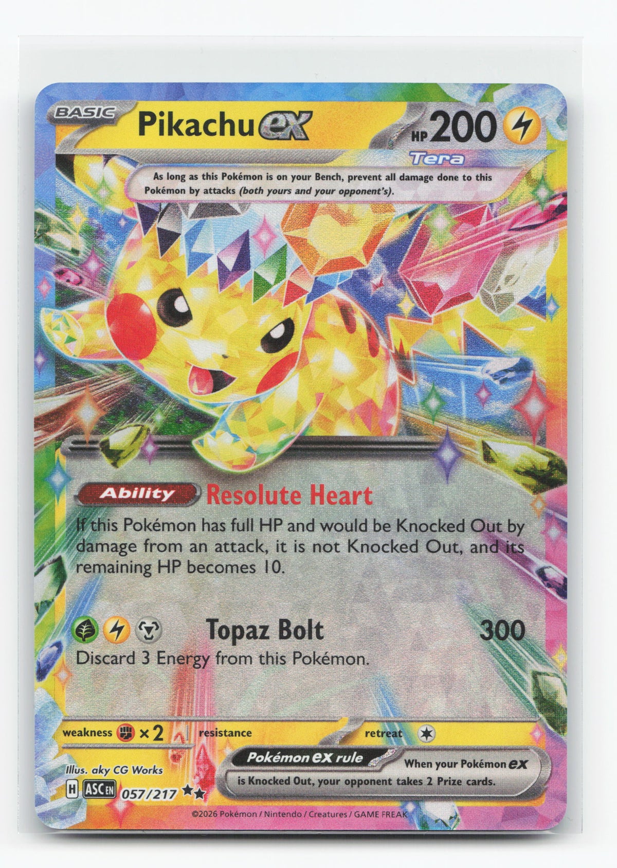 Pikachu ex 057/191 - Surging Sparks