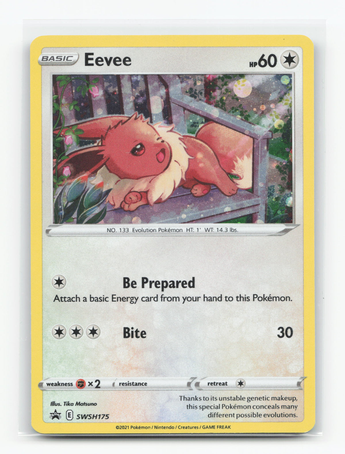 Eevee SWSH175 - SWSH Black Star Promos