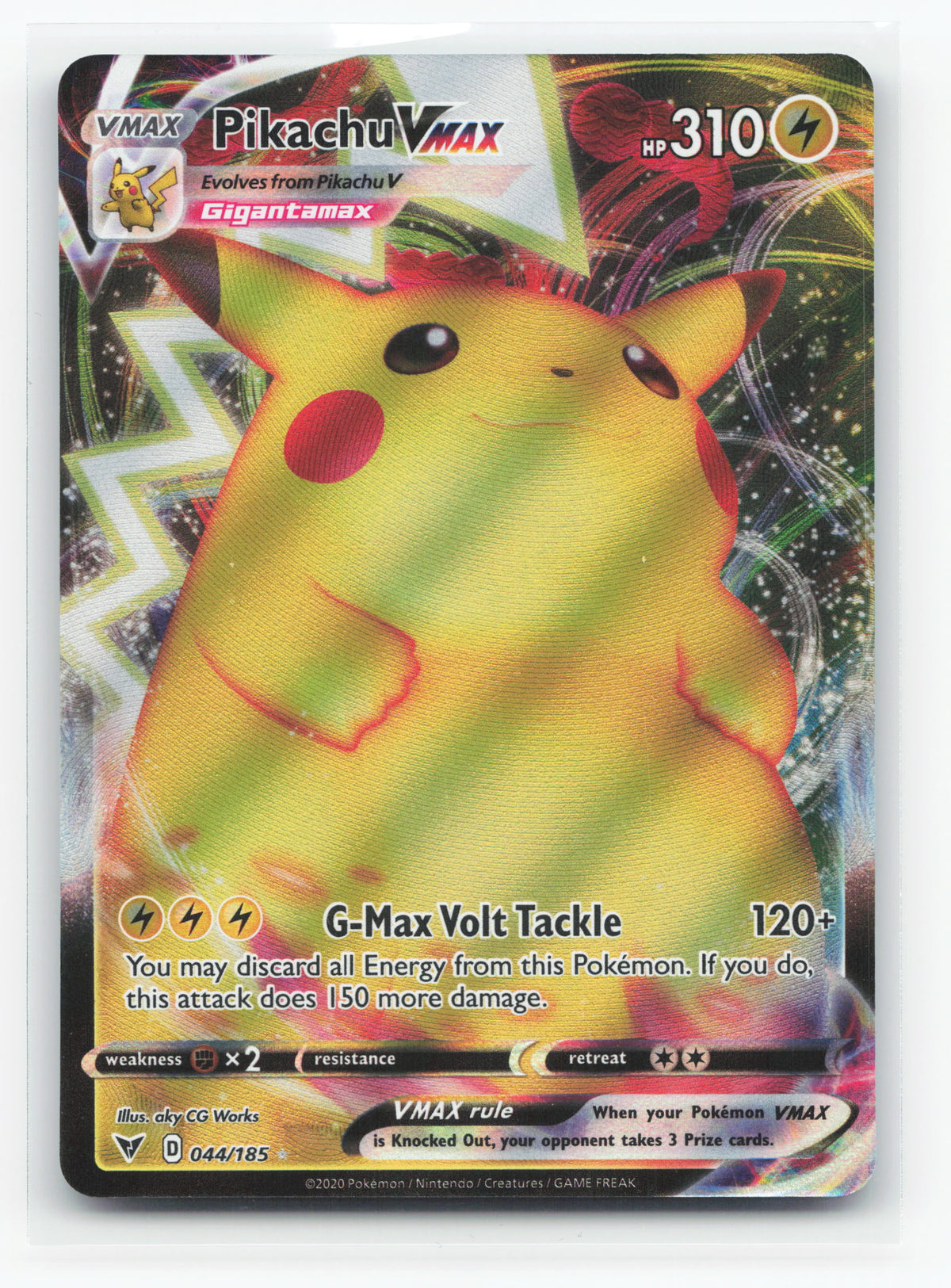 Pikachu VMAX 044/185 - Vivid Voltage