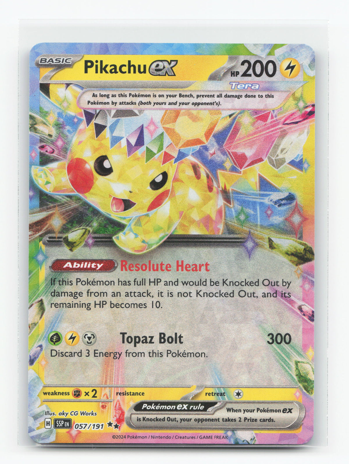 Pikachu ex 057/191 - Surging Sparks