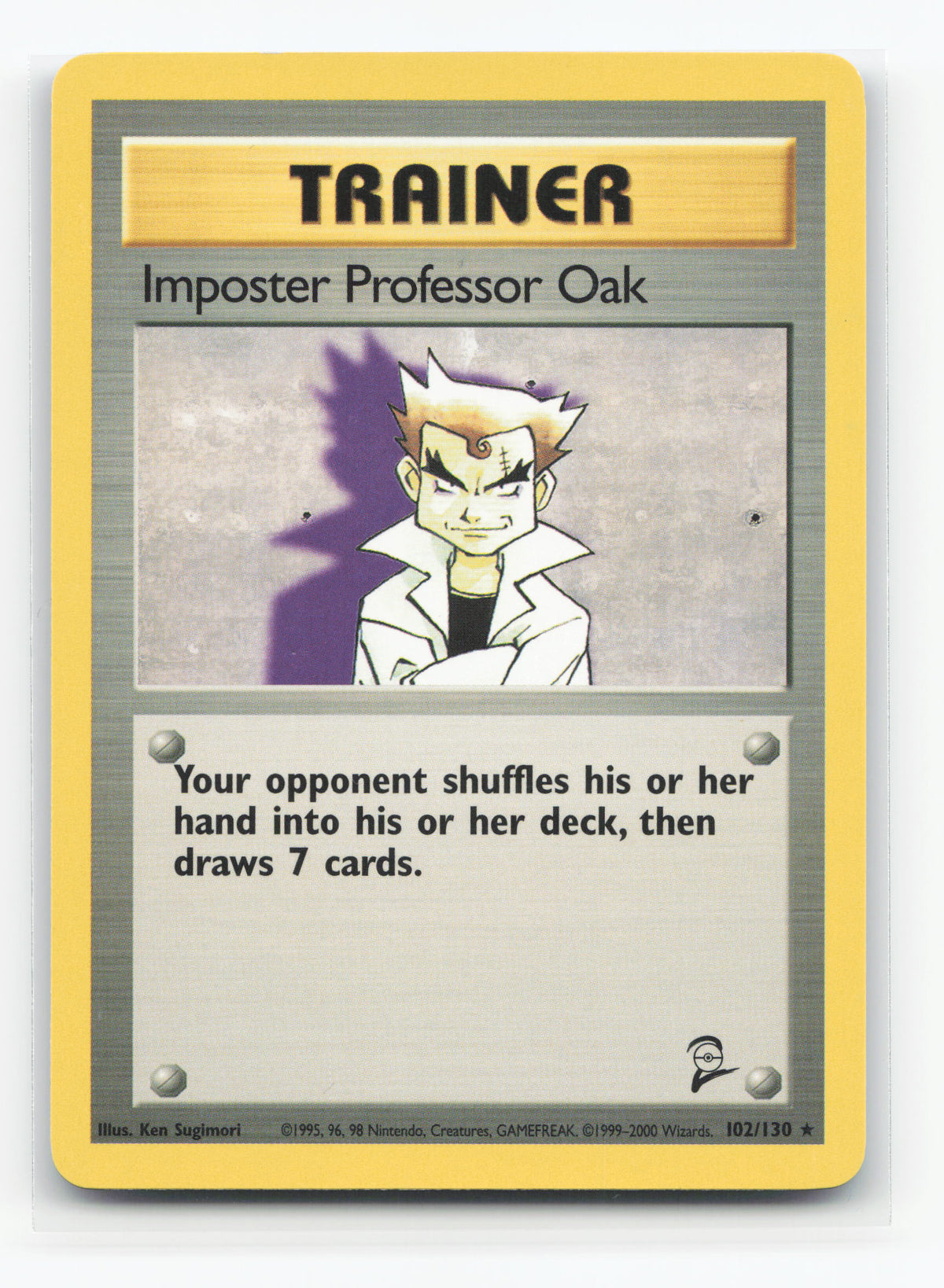 Imposter Professor Oak 102/130 - Base Set 2