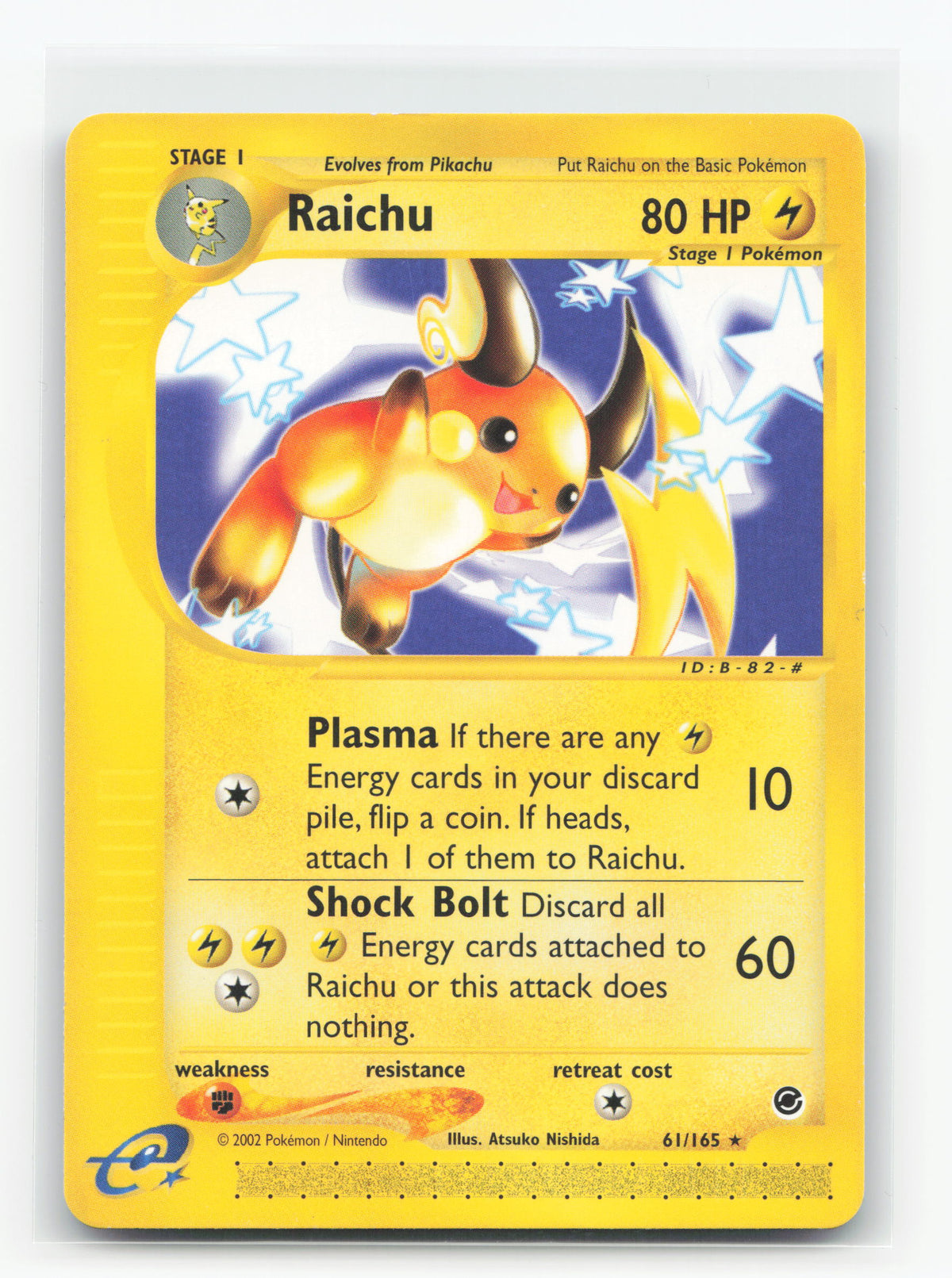Raichu 61/165 - Expedition Base Set
