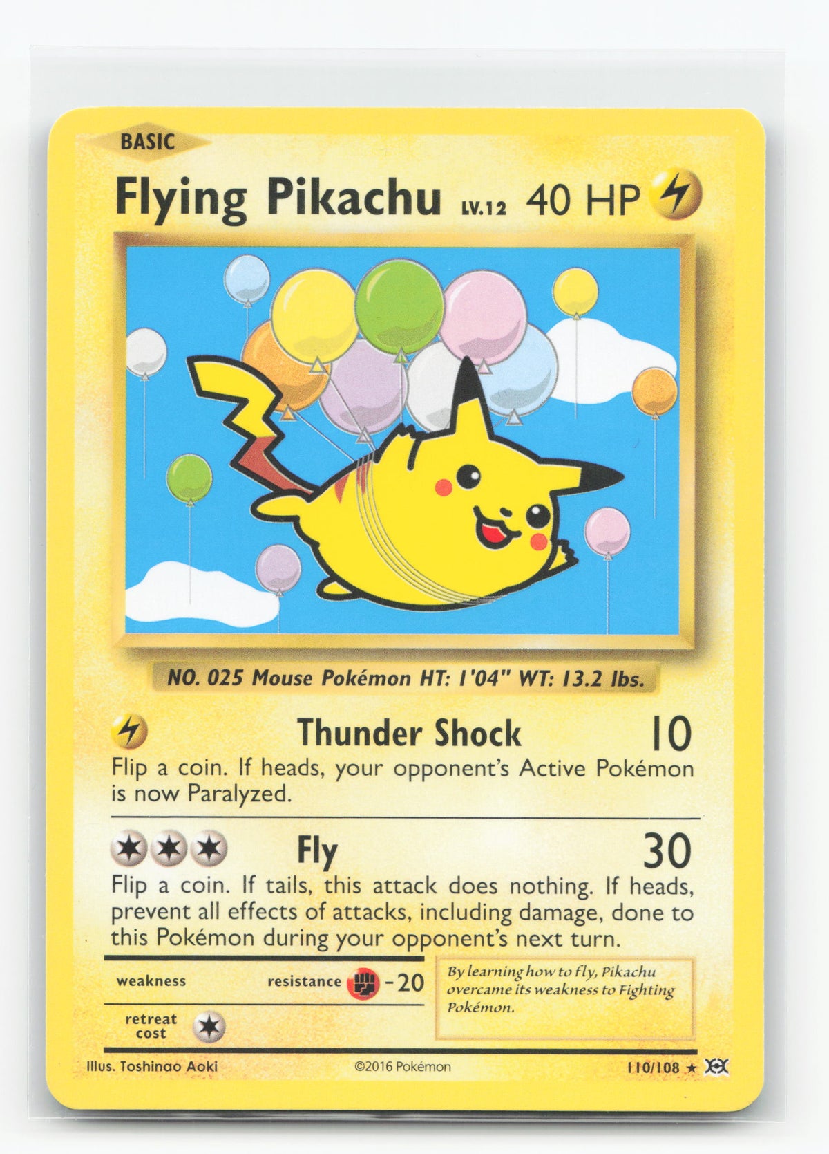 Flying Pikachu 110/108 - Evolutions