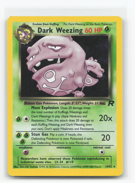 Dark Weezing 14/82 - Team Rocket