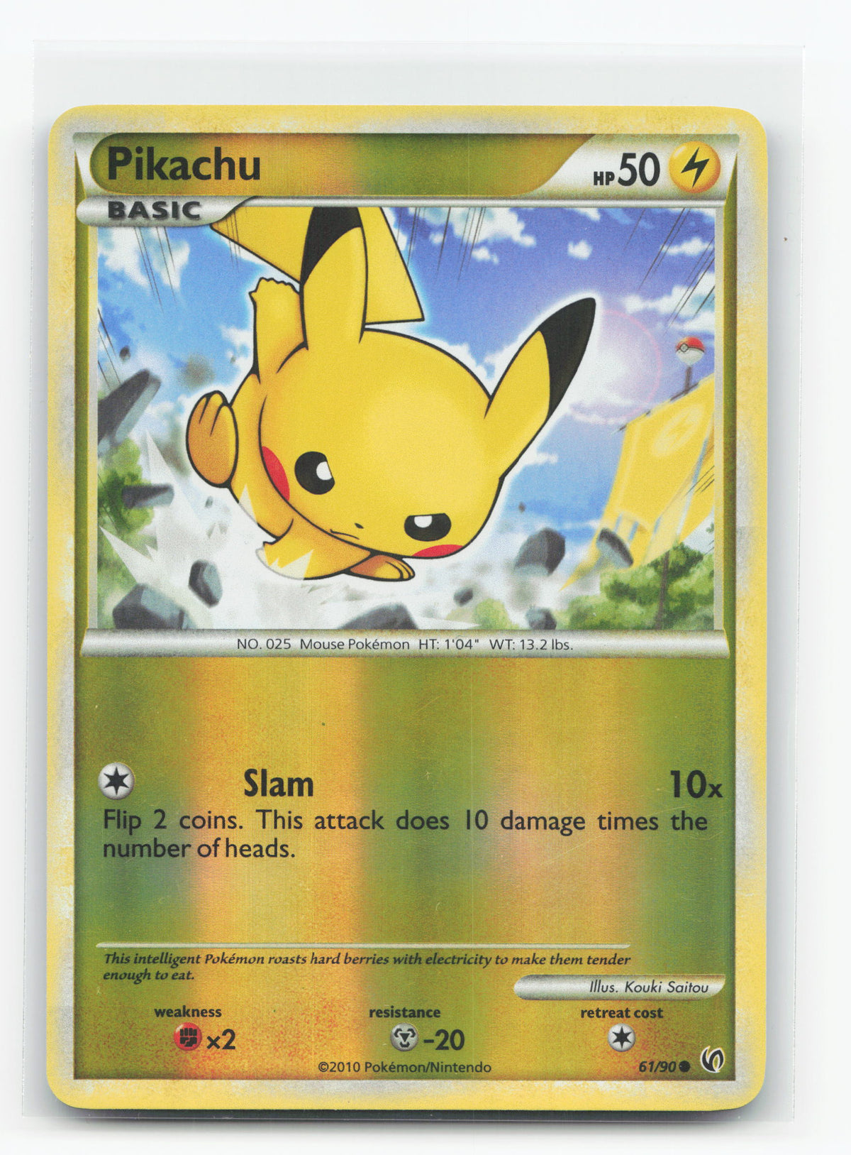 Pikachu 61/90 - HS—Undaunted
