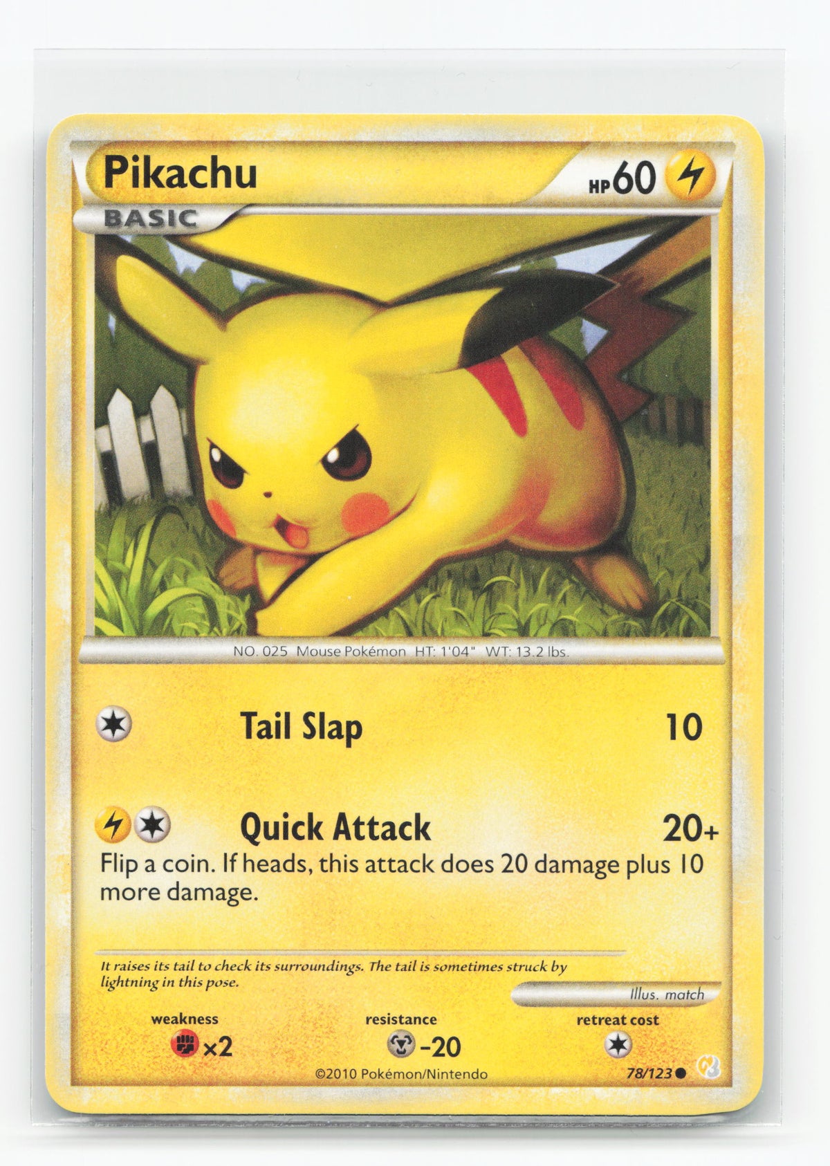 Pikachu 78/123 - HeartGold & SoulSilver
