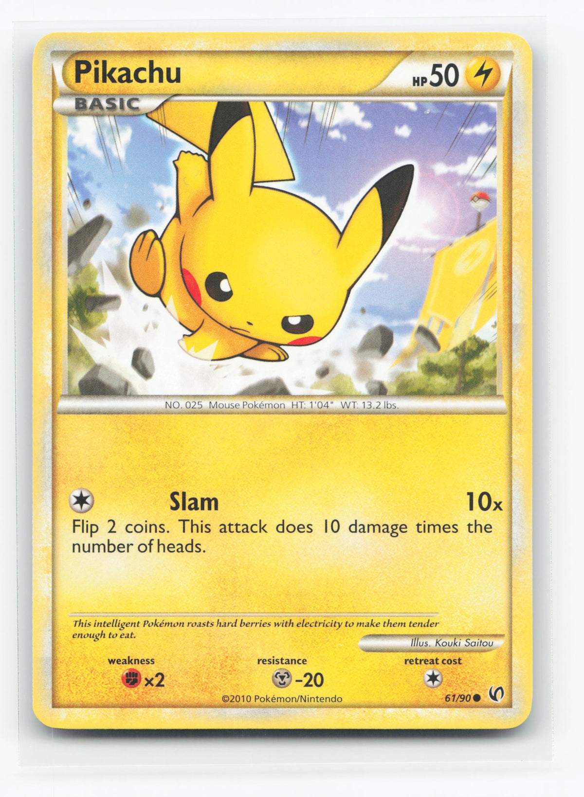 Pikachu 61/90 - HS—Undaunted