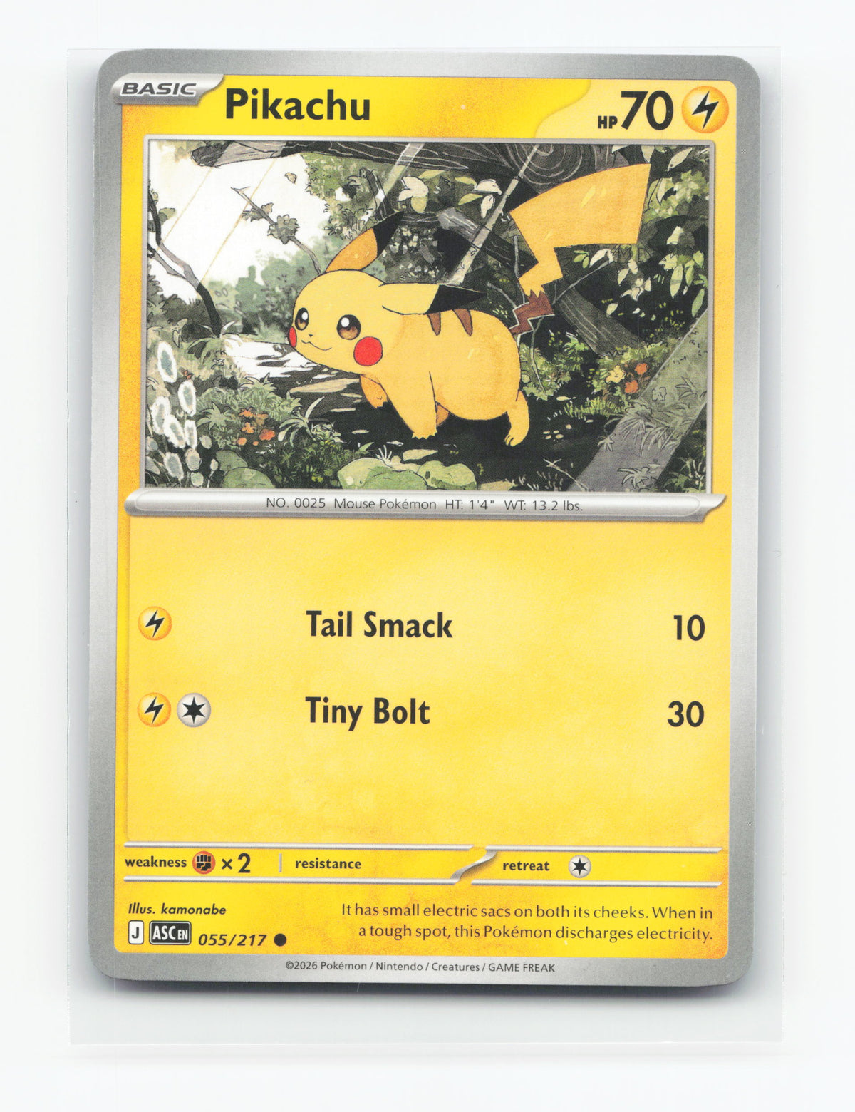 Pikachu 055/217 - Ascended Heroes