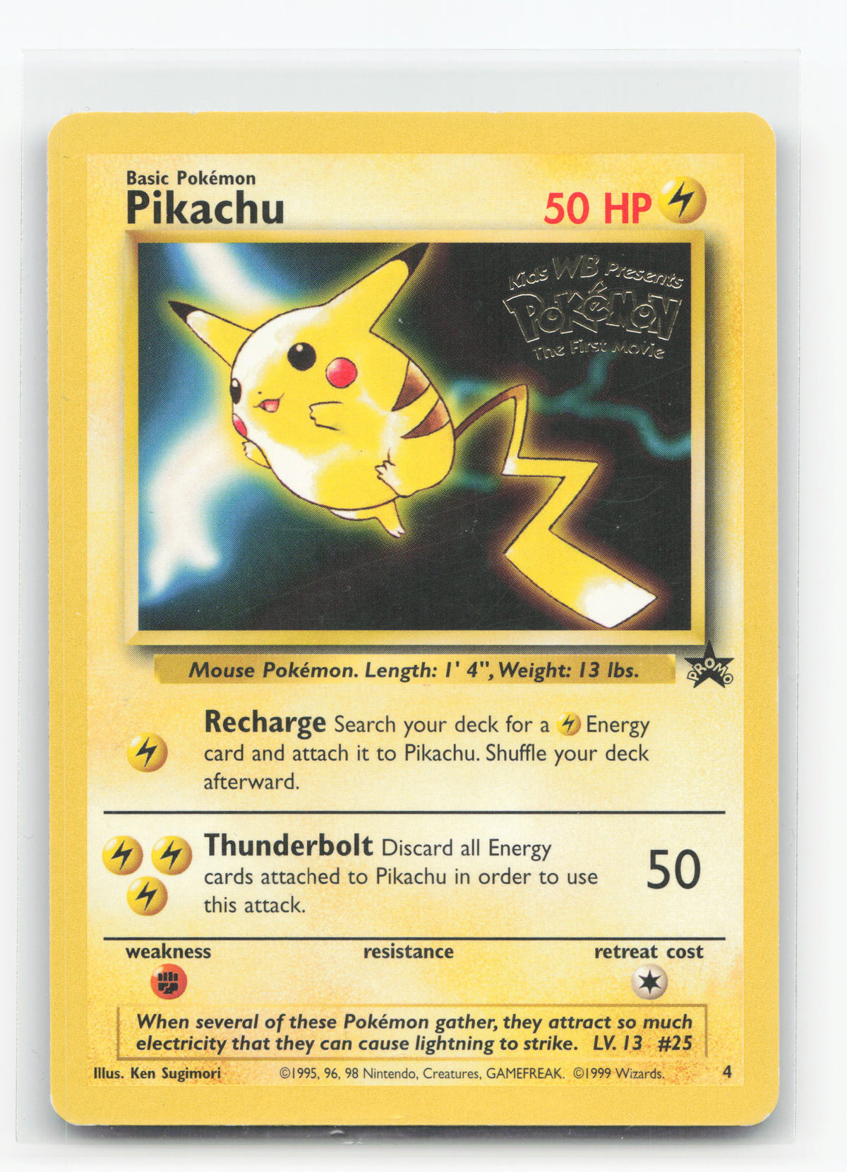 Pikachu 4 - Wizards Black Star Promos