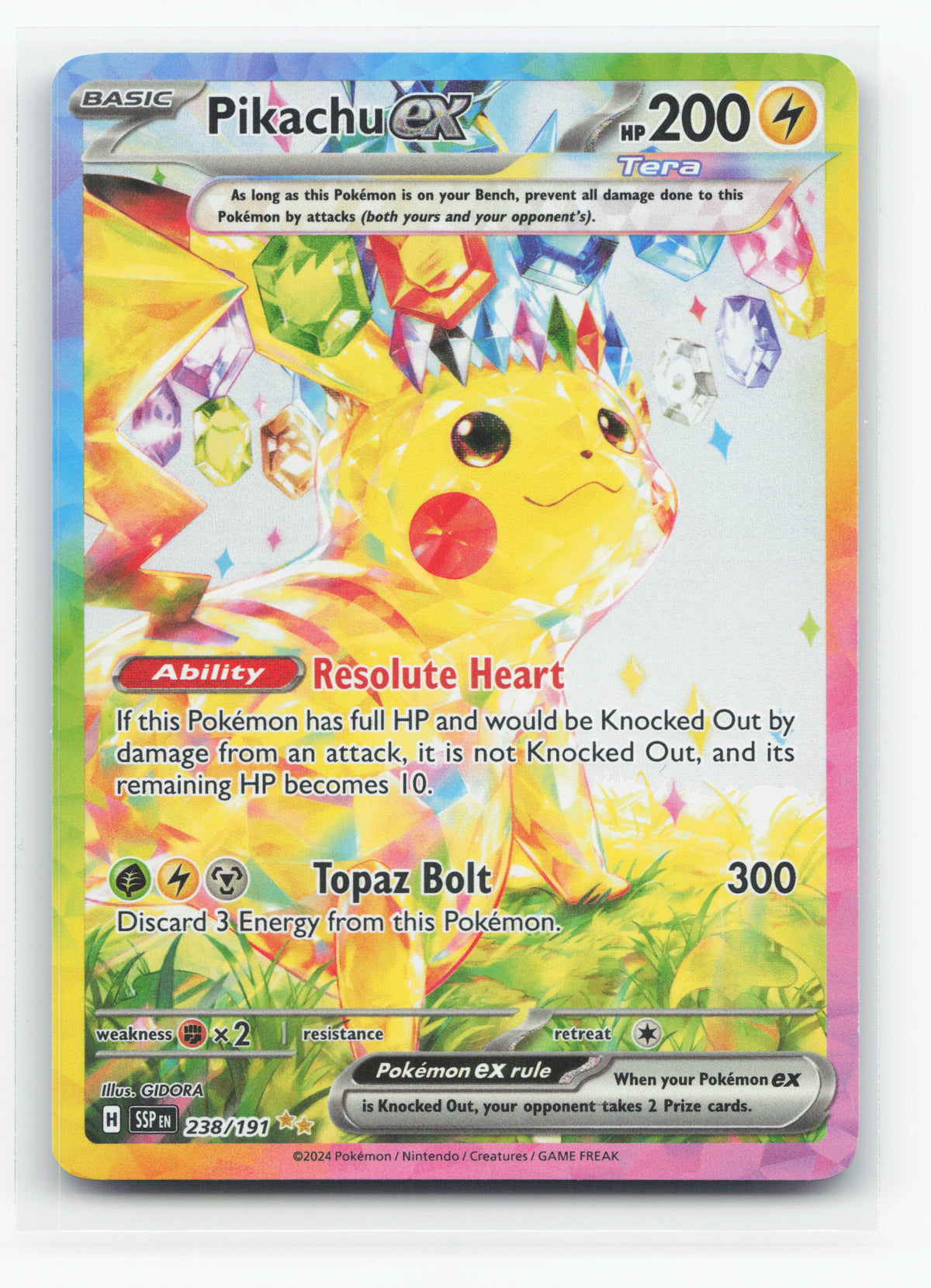 Pikachu ex 238/191 - Surging Sparks