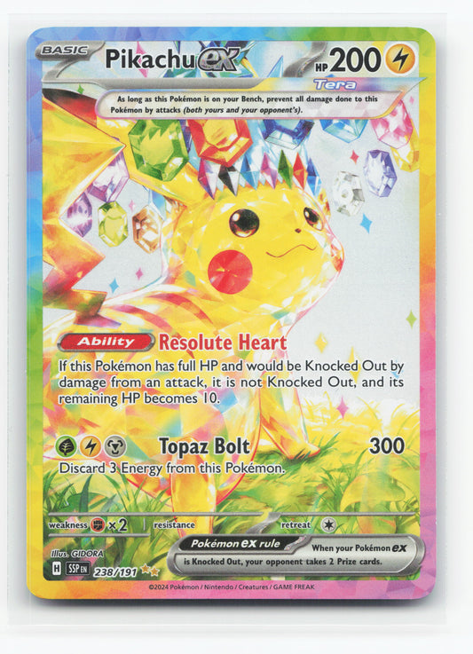 Pikachu ex 238/191 - Surging Sparks
