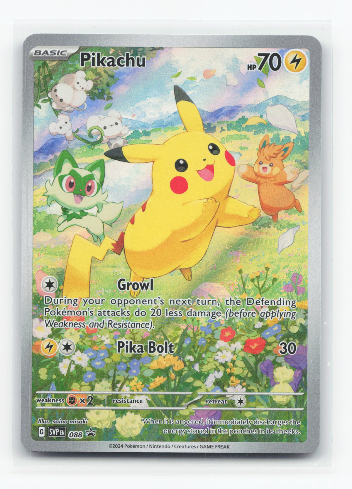 Pikachu 088 - Scarlet & Violet Black Star Promos