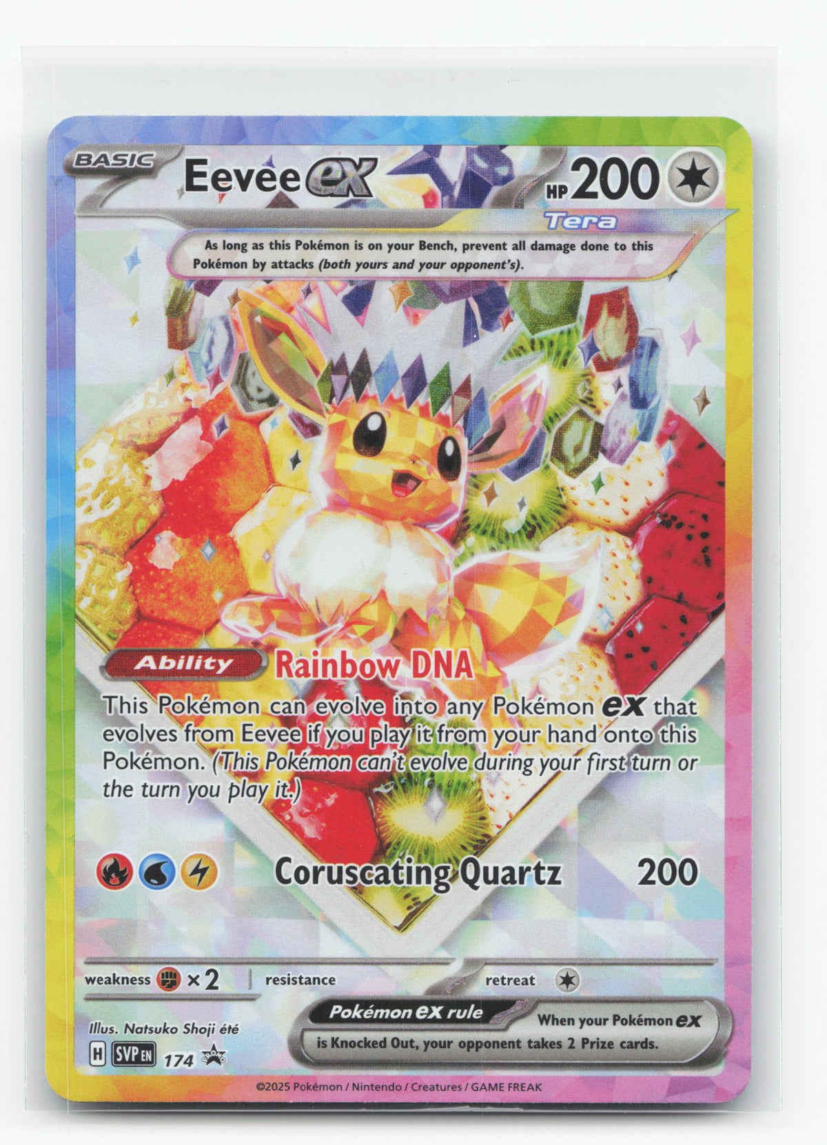 Eevee ex 174 - Scarlet & Violet Black Star Promos