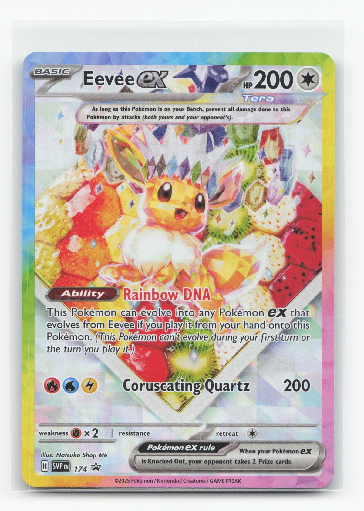 Eevee ex 174 - Scarlet & Violet Black Star Promos