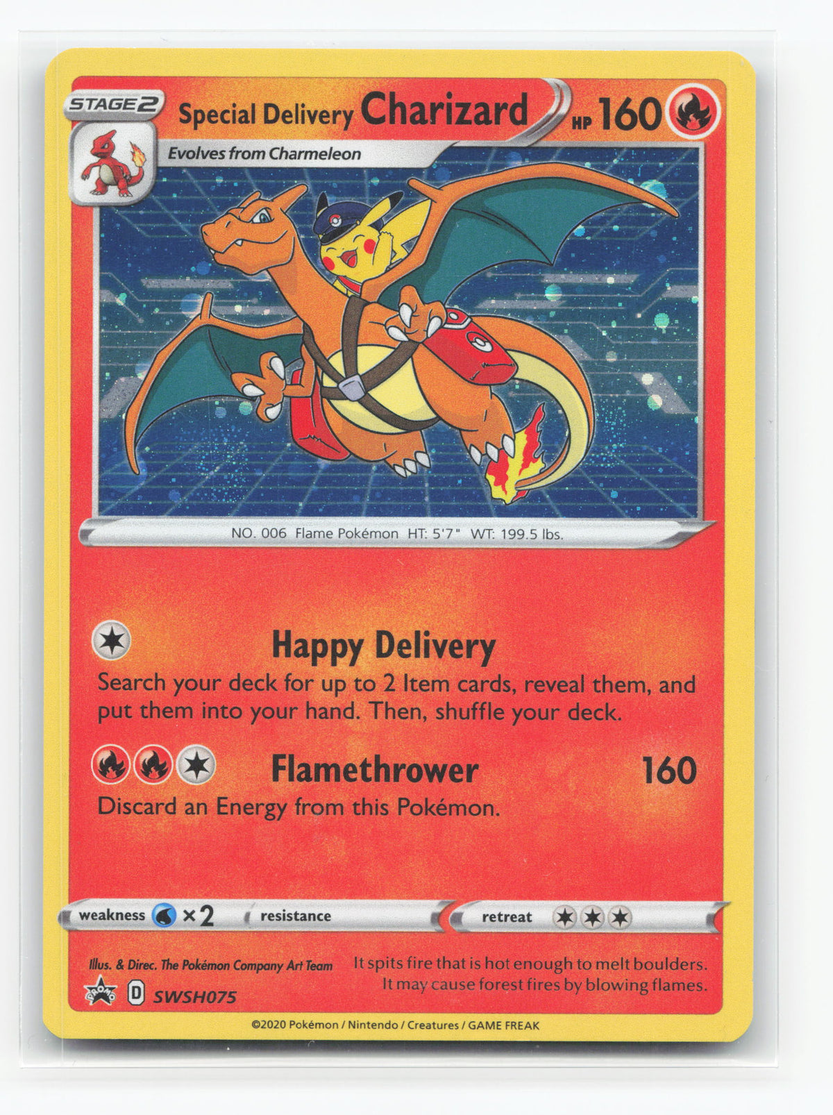 Special Delivery Charizard SWSH075 - SWSH Black Star Promos