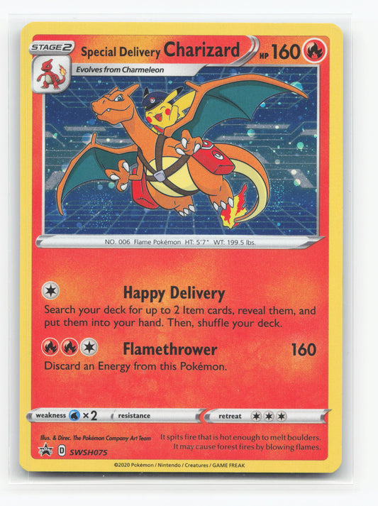 Special Delivery Charizard SWSH075 - SWSH Black Star Promos