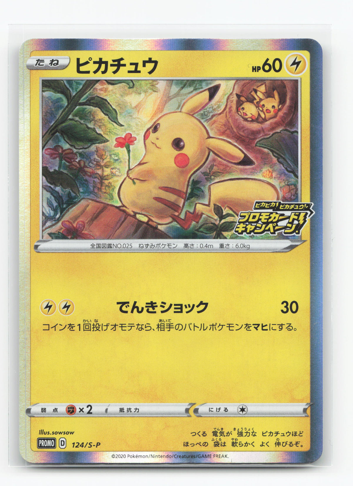 Pikachu 124/S-P - Sword & Shield Promos