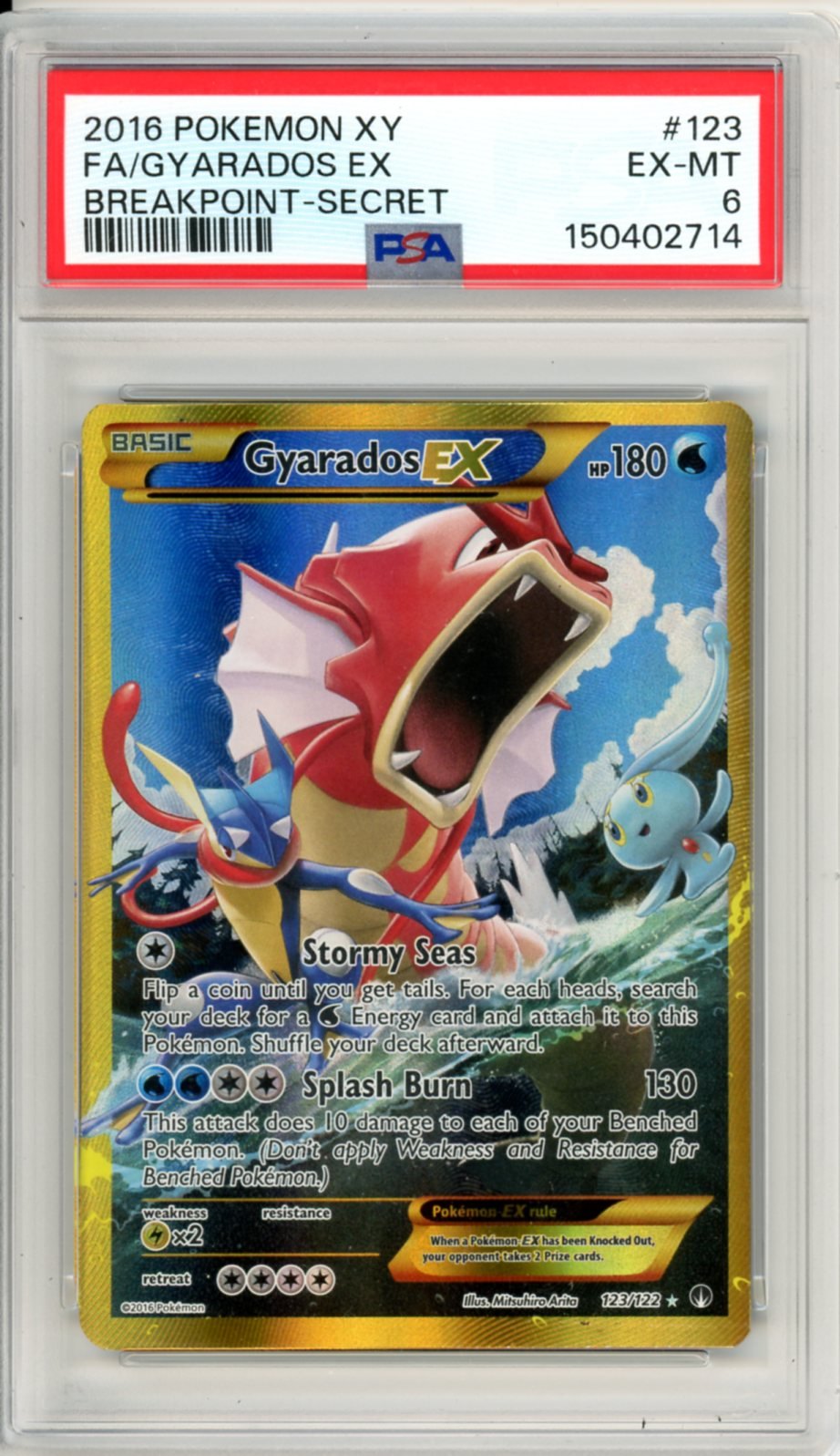 PSA 6 Gyarados-EX 123/122 - BREAKpoint