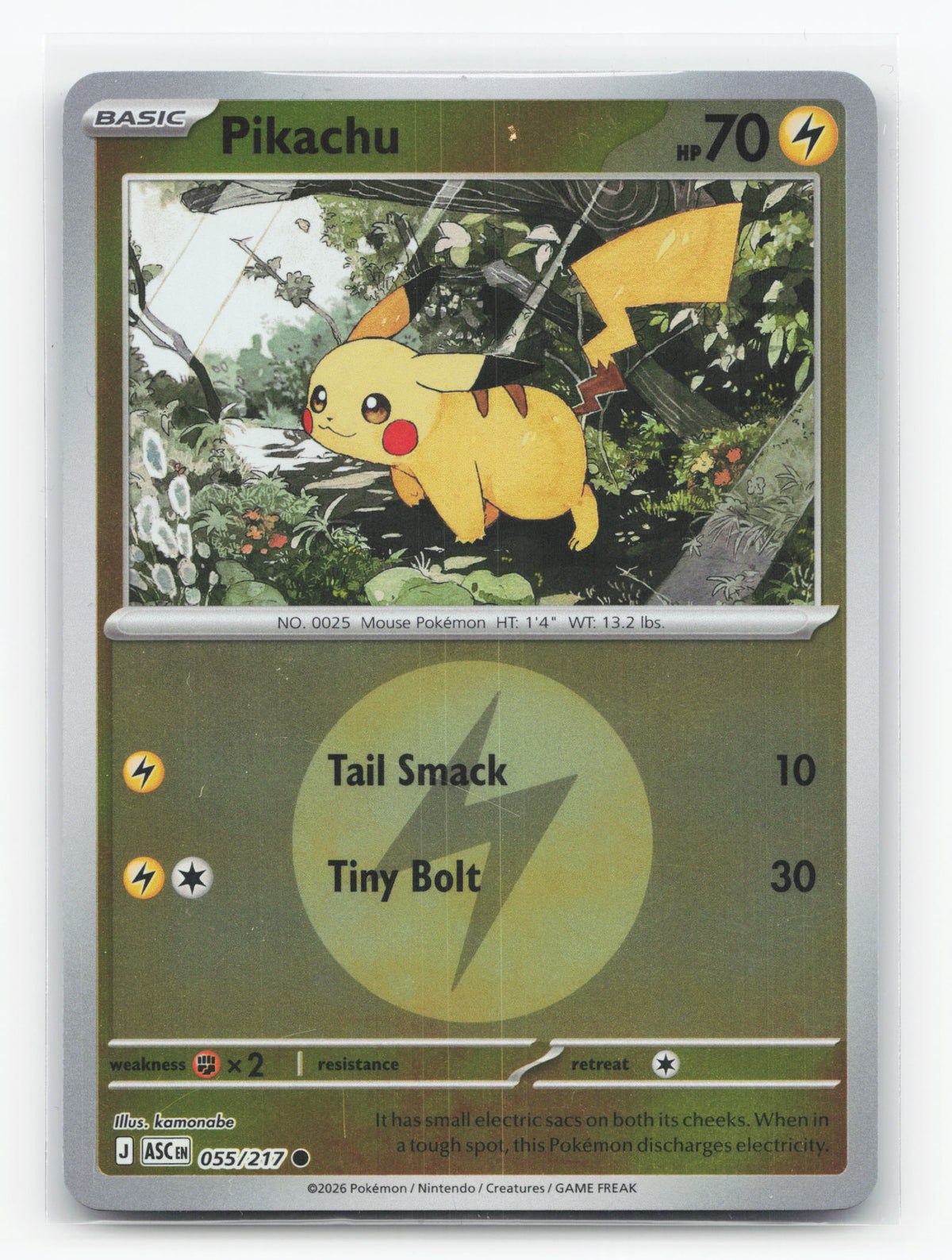 Pikachu 055/217 - Ascended Heroes