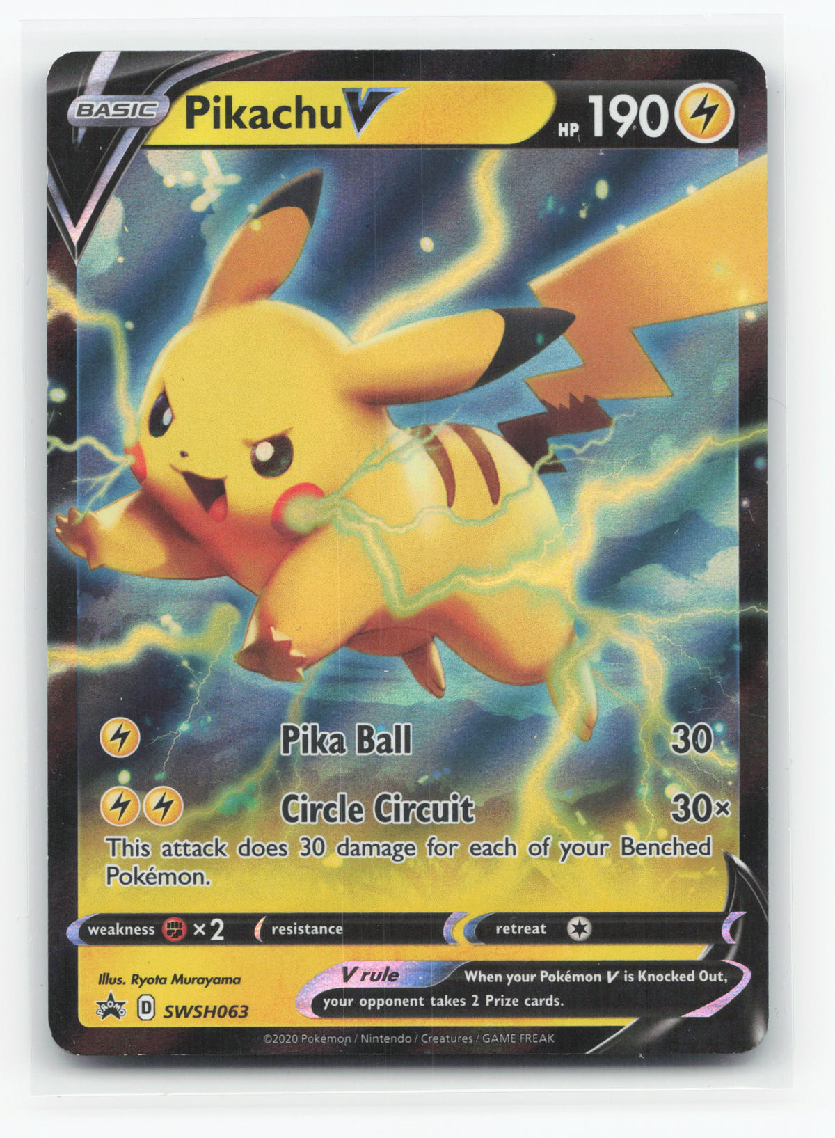 Pikachu V SWSH063 - SWSH Black Star Promos