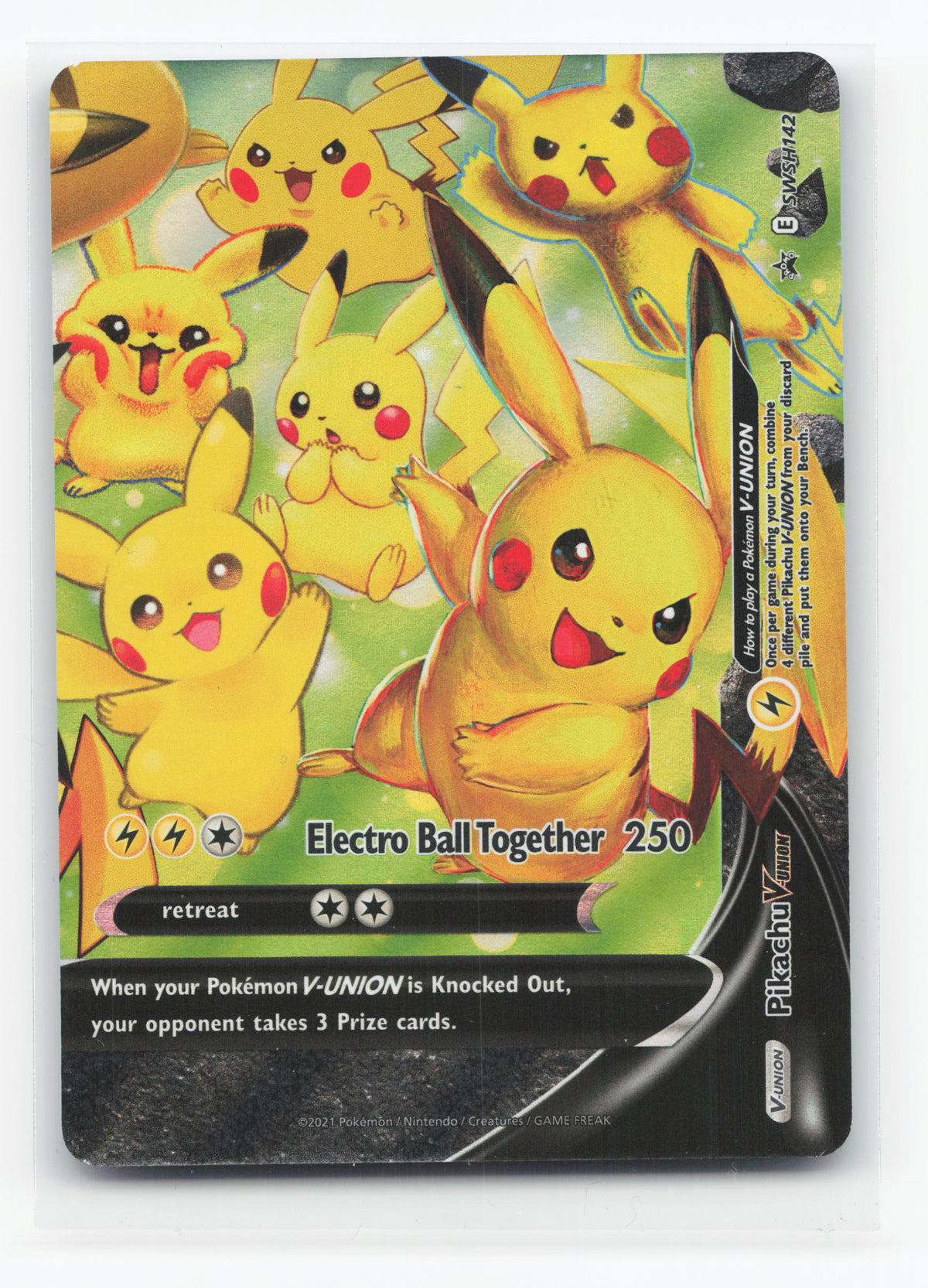 Pikachu V-UNION SWSH142 - SWSH Black Star Promos